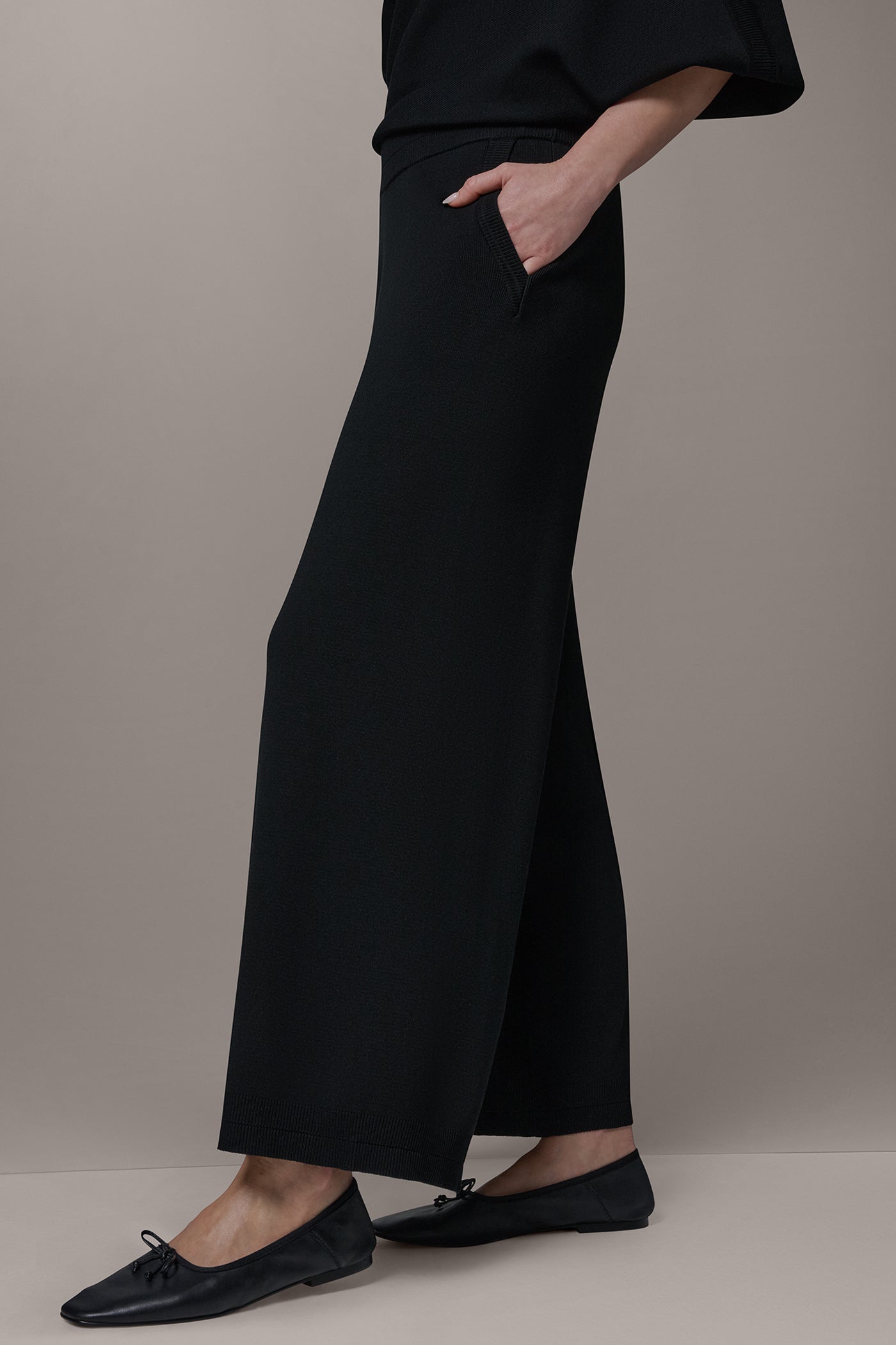 EXTRA HIGH-RISE WIDE-LEG ANKLE PANT VIEW 3 | Clothing