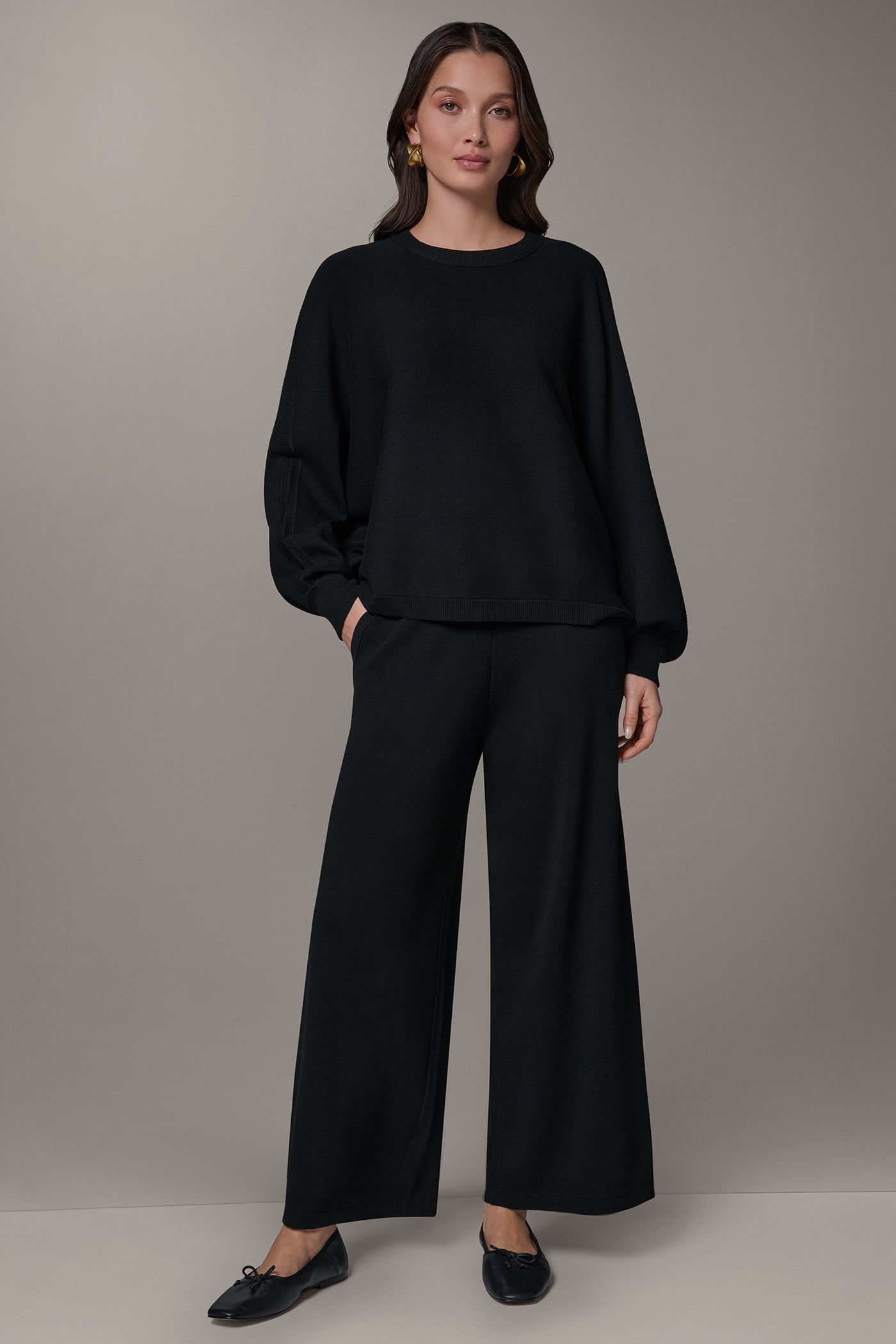 LONG DOLMAN SLEEVE SWEATER VIEW 6 | New Arrivals