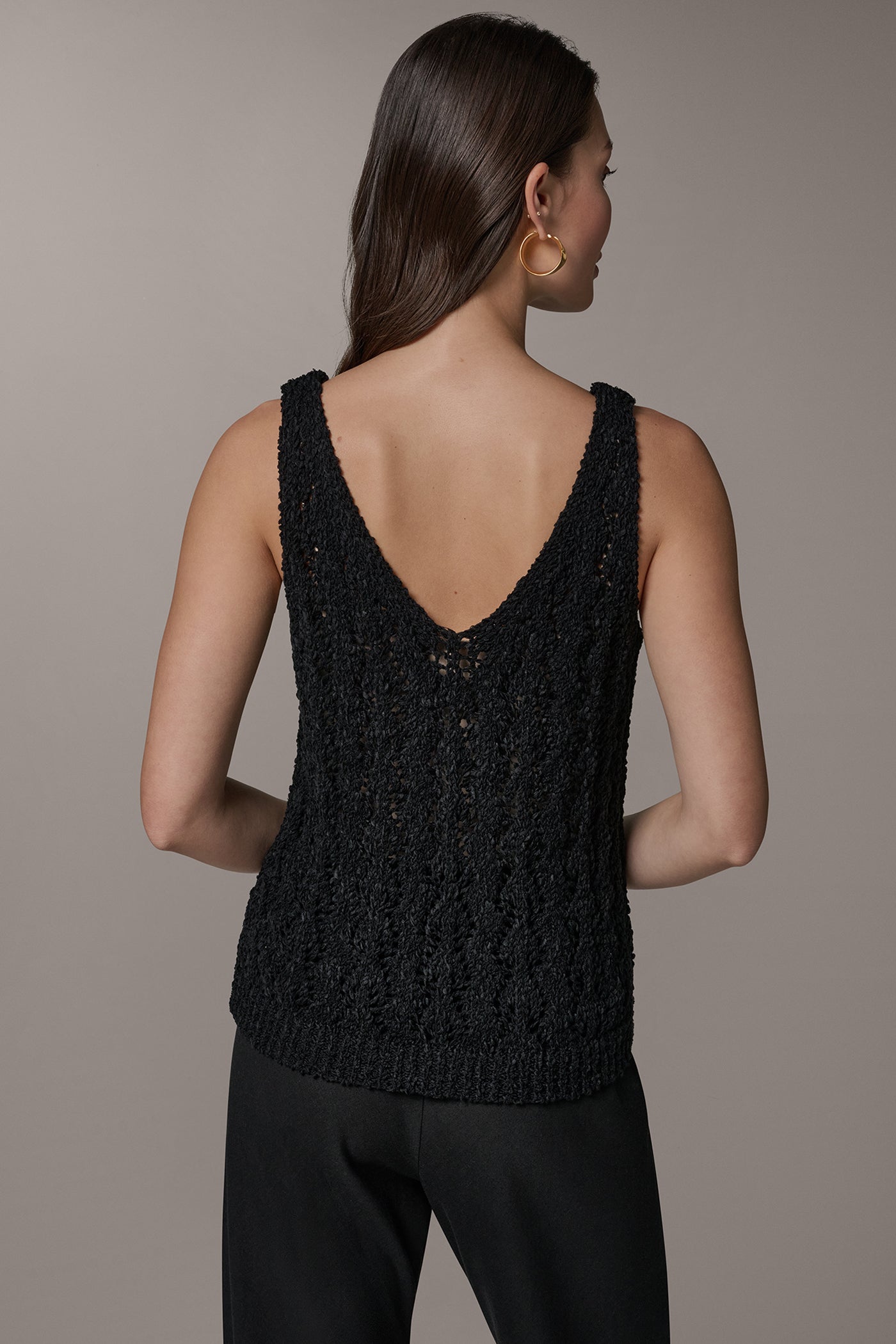 SLEEVELESS SWEATER TANK VIEW 3 | Summer Collection