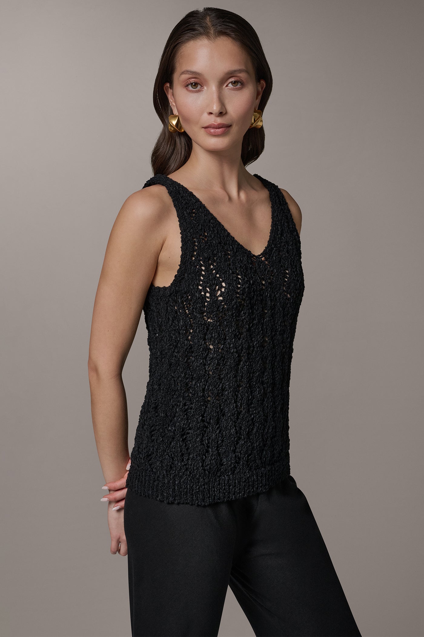 SLEEVELESS SWEATER TANK VIEW 5 | Summer Collection