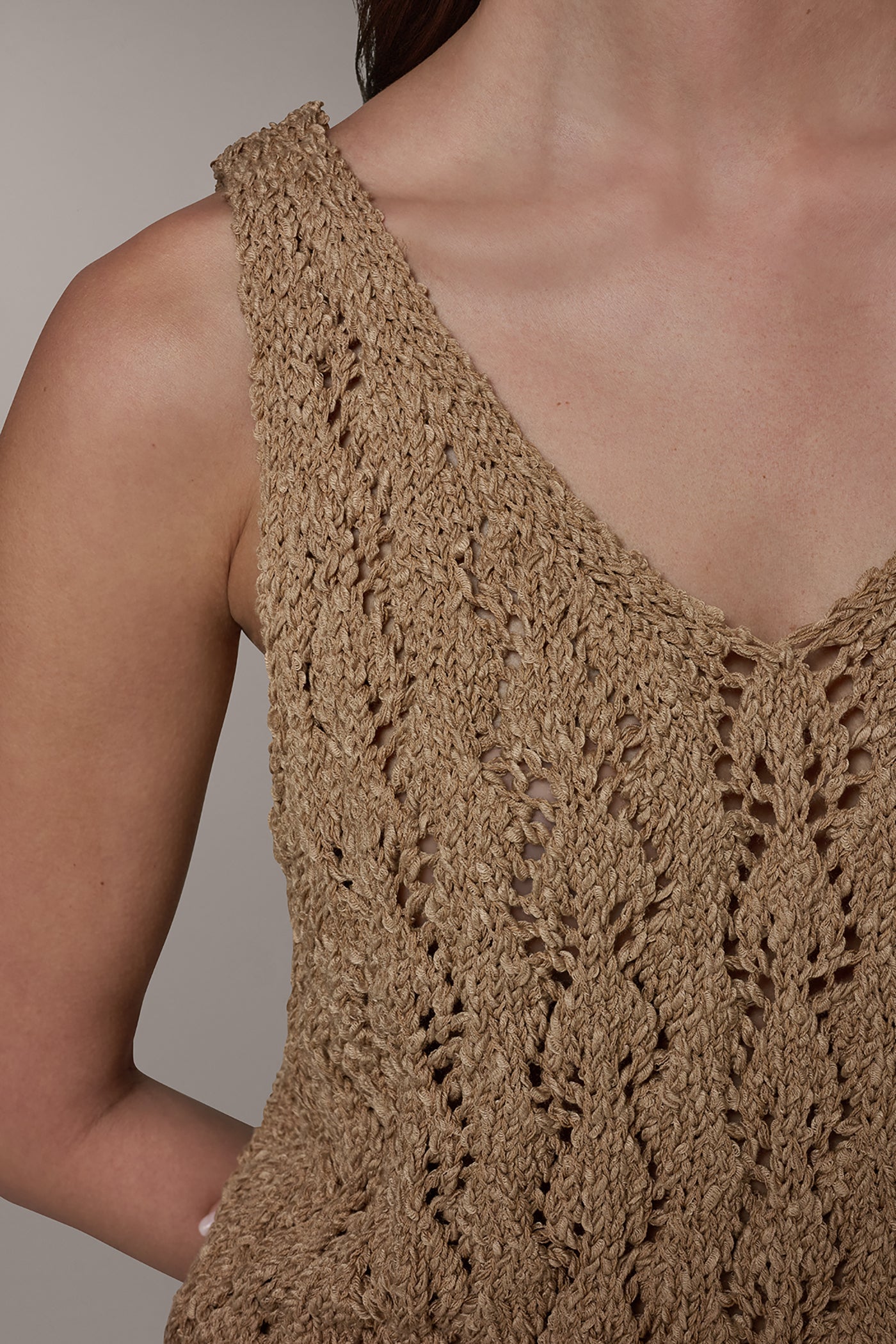 SLEEVELESS SWEATER TANK VIEW 4