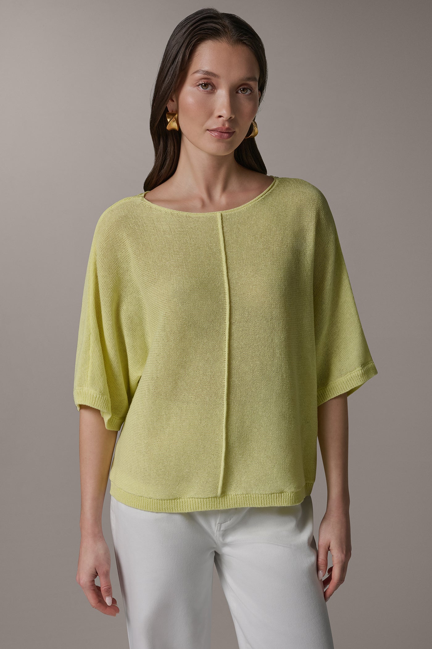 DOLMAN SLEEVE BOAT NECK SWEATER | View 1 | Clothing