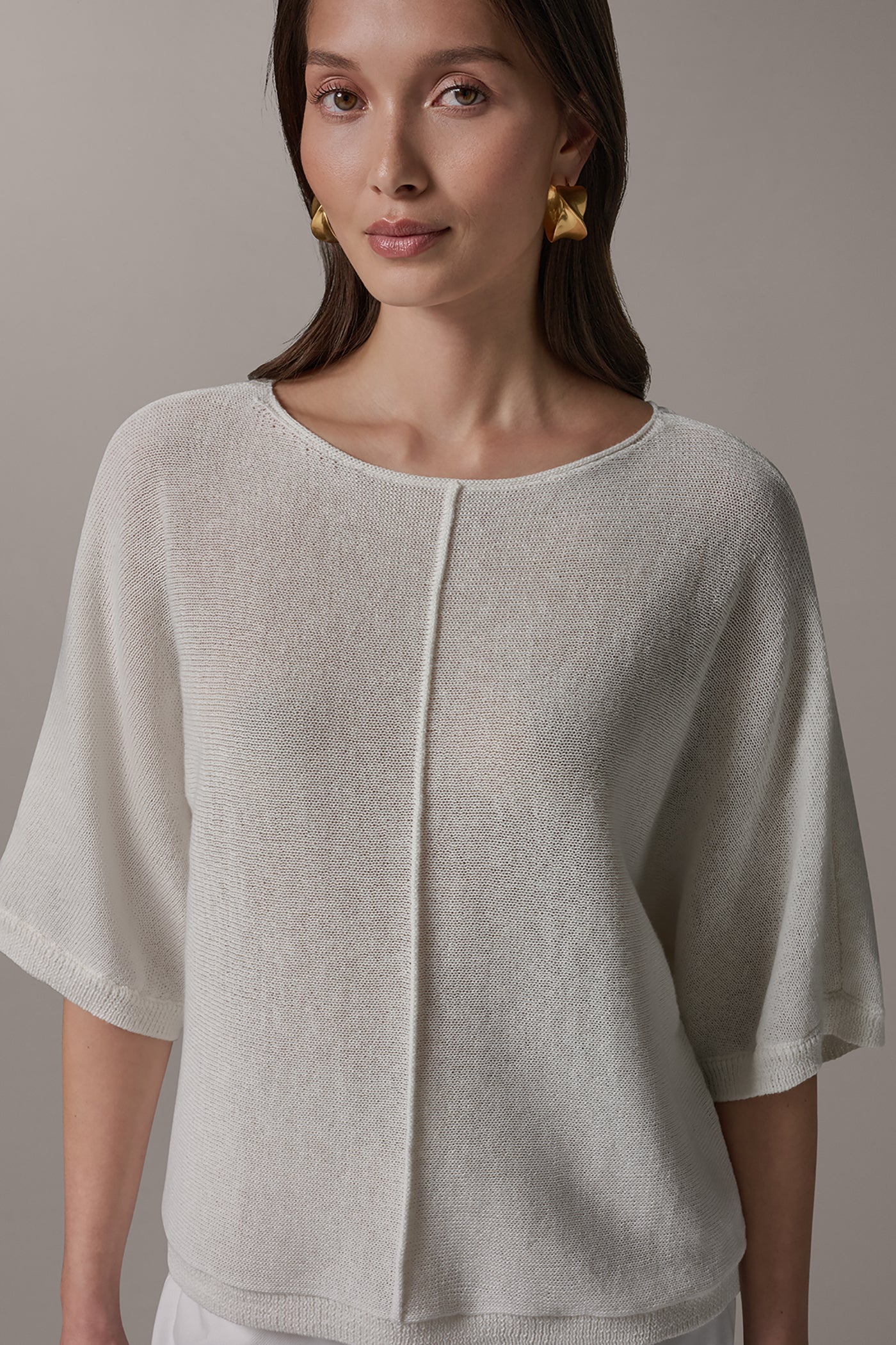 DOLMAN SLEEVE BOAT NECK SWEATER VIEW 4 | Clothing