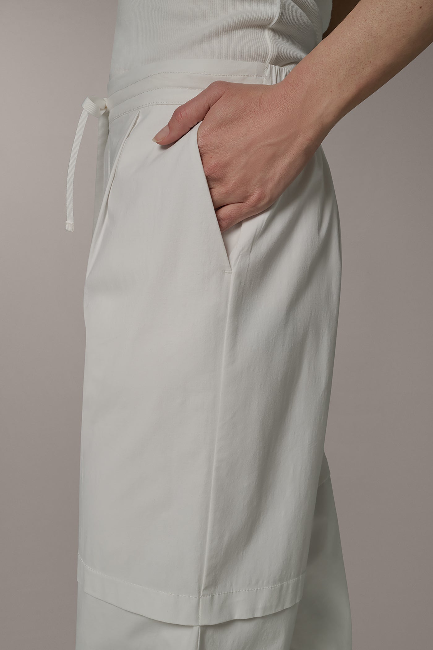 PAPER POPLIN PANT VIEW 2