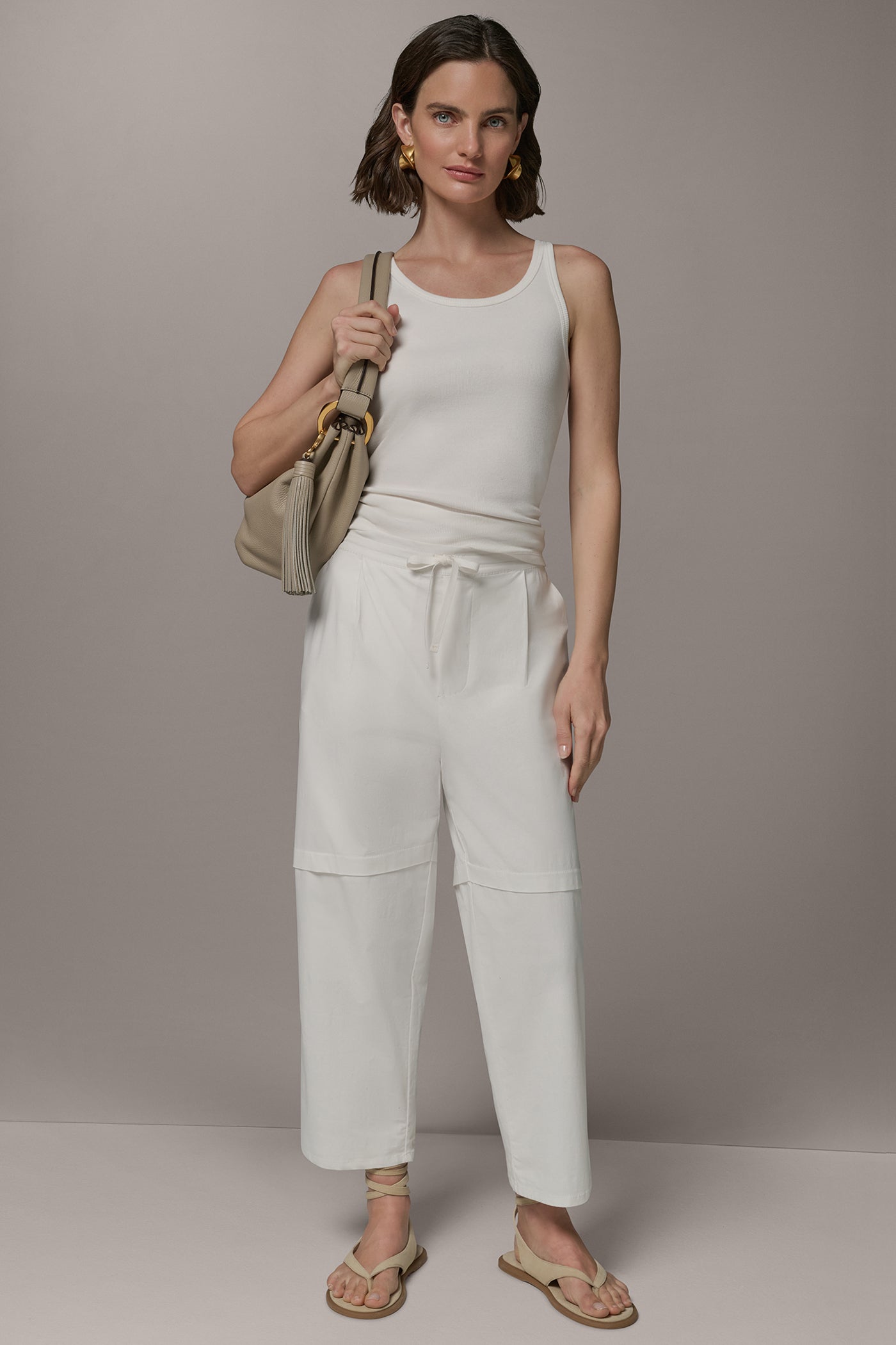 PAPER POPLIN PANT VIEW 5