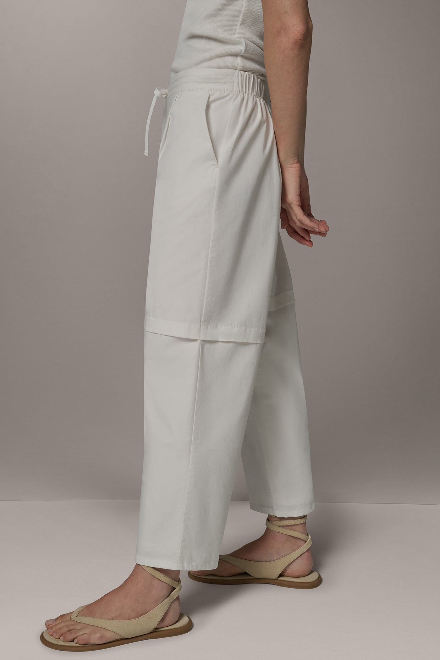 PAPER POPLIN PANT VIEW 4