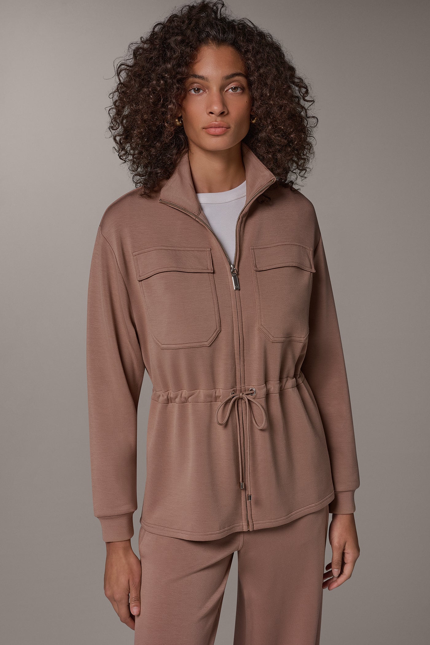 JET SETTER MOCK NECK JACKET VIEW 4