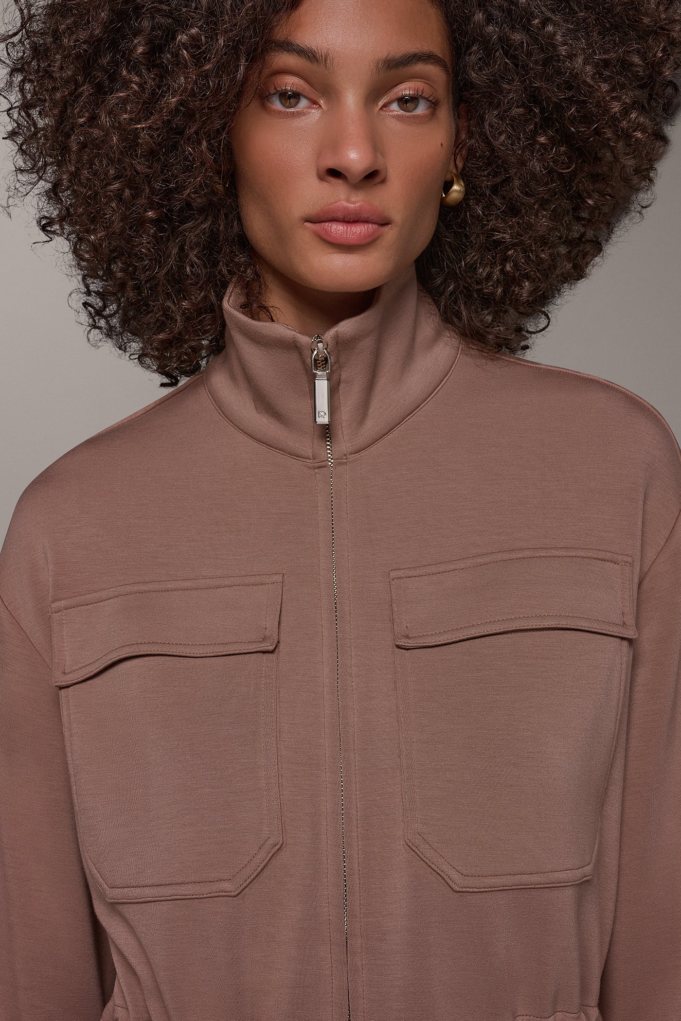 JET SETTER MOCK NECK JACKET VIEW 11