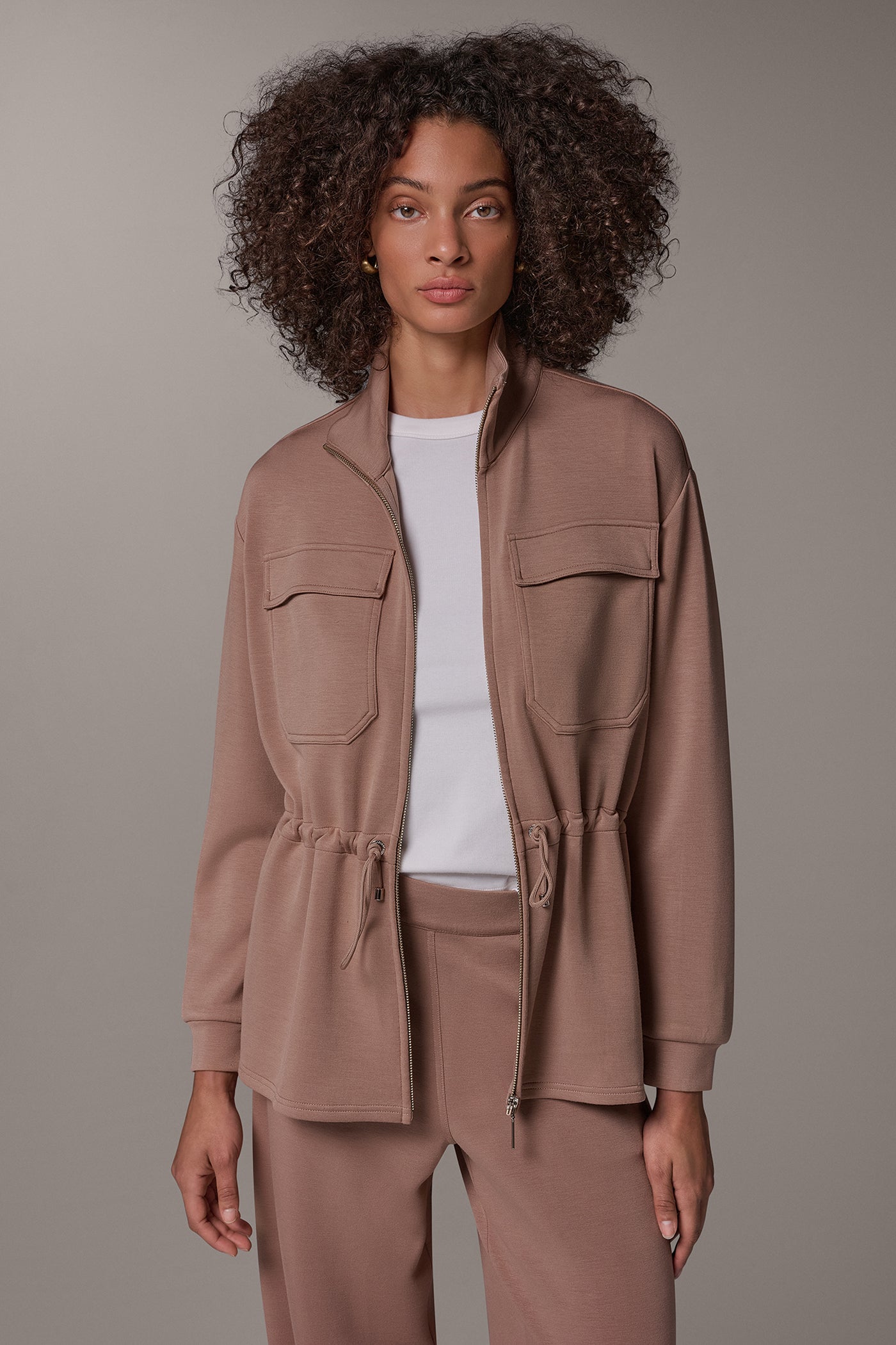 JET SETTER MOCK NECK JACKET VIEW 12