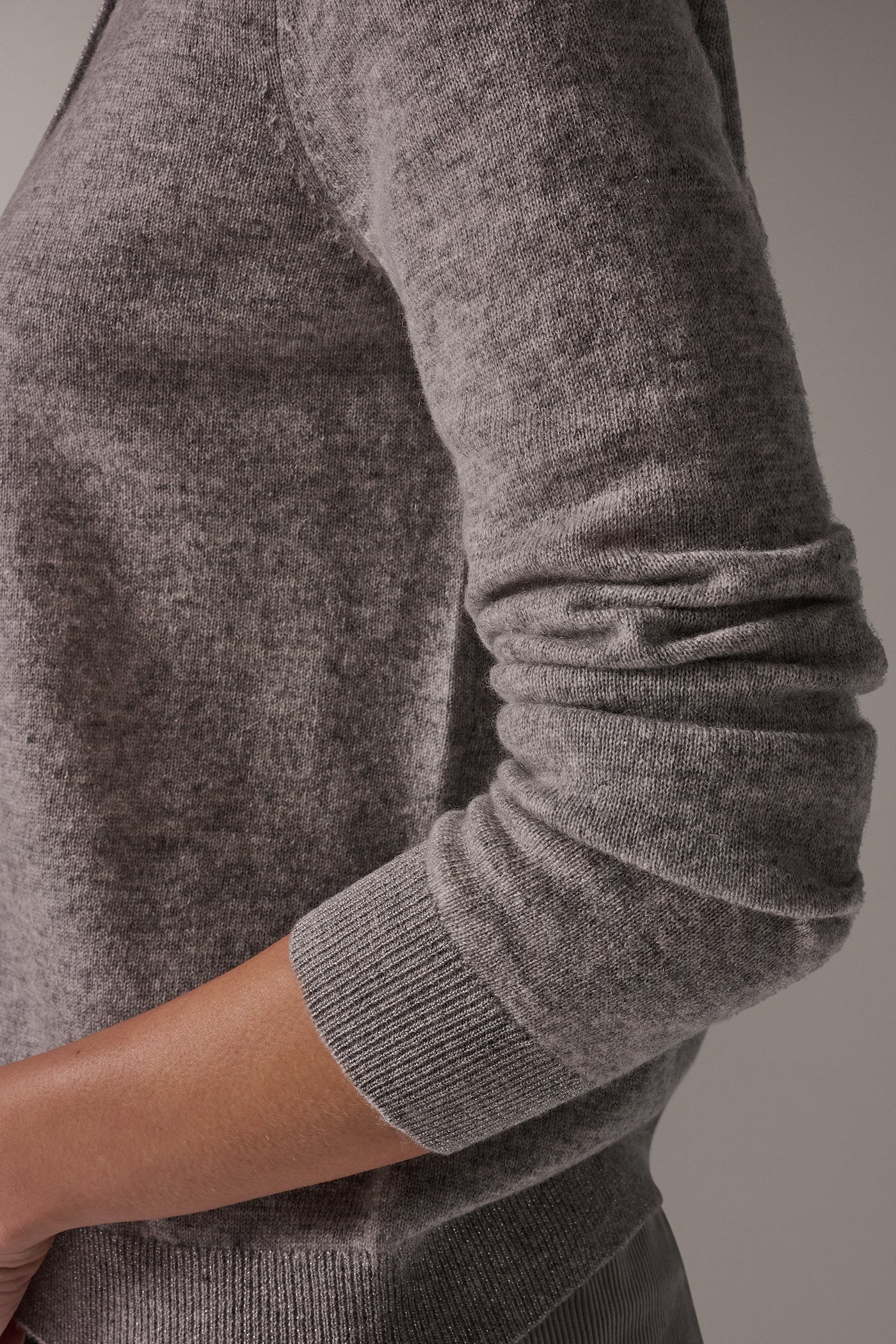 WOOL AND CASHMERE BLEND CARDIGAN VIEW 6