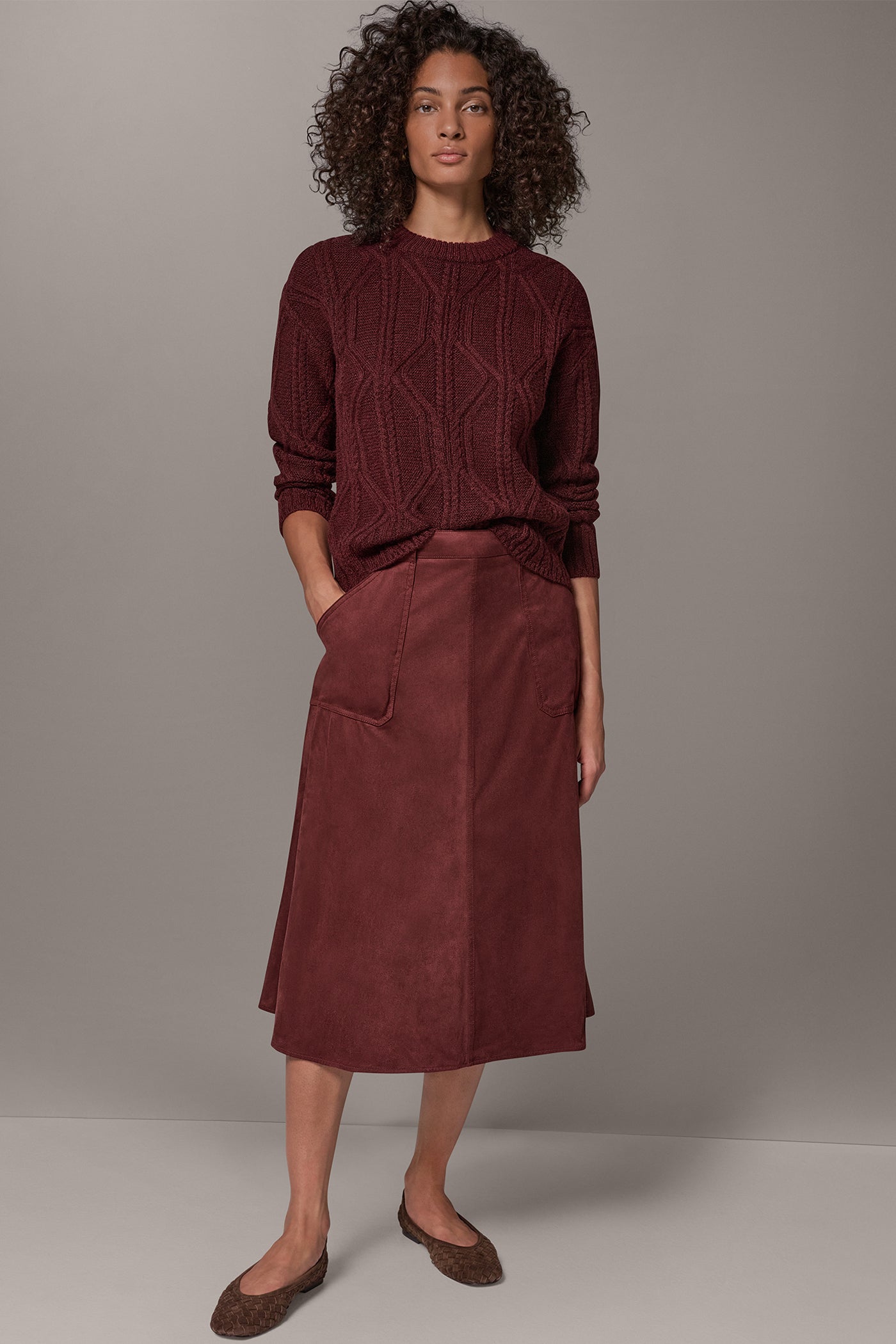 CABLE KNIT SWEATER VIEW 7 | Clothing