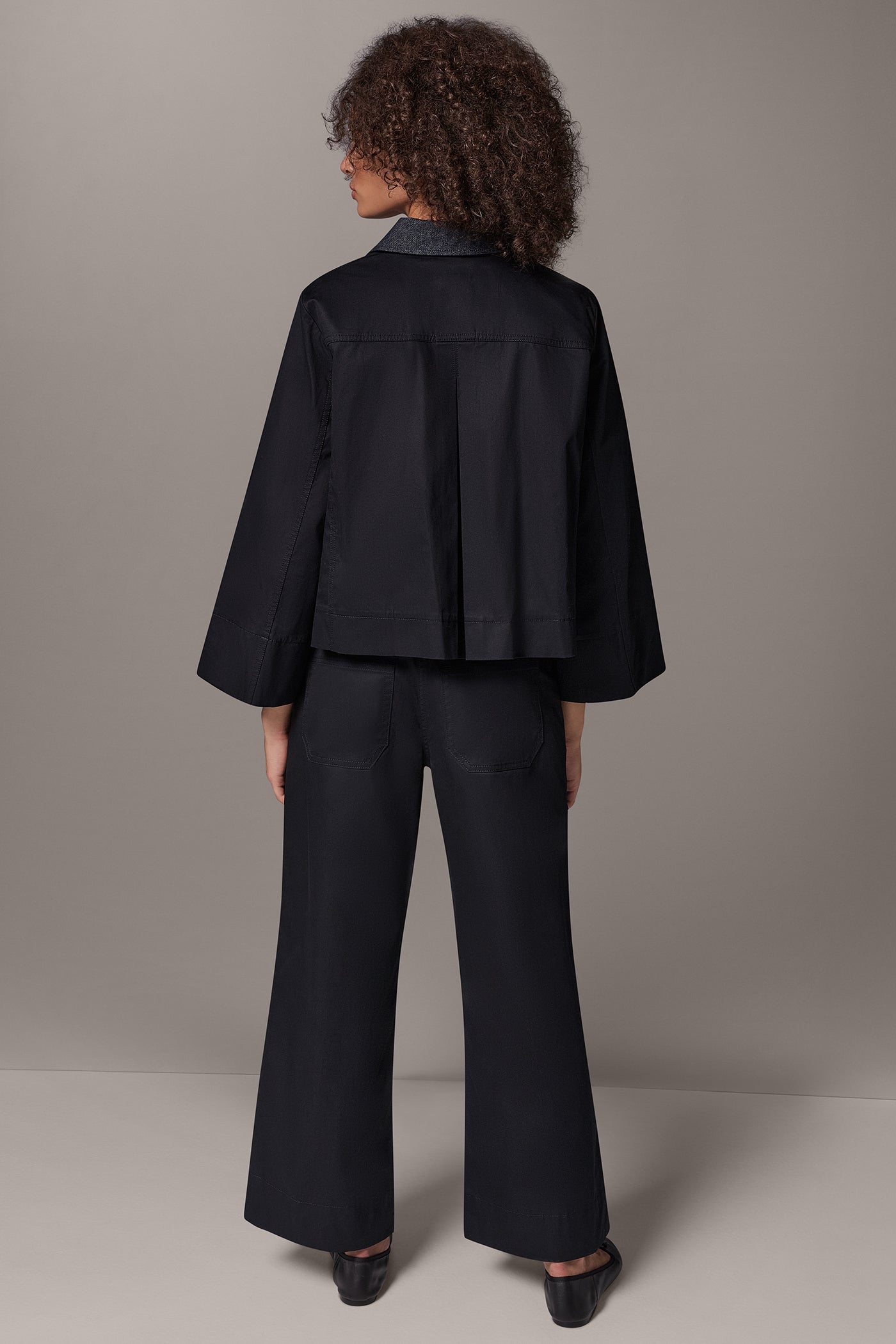 BELL SLEEVE TRAPEZE JACKET VIEW 5