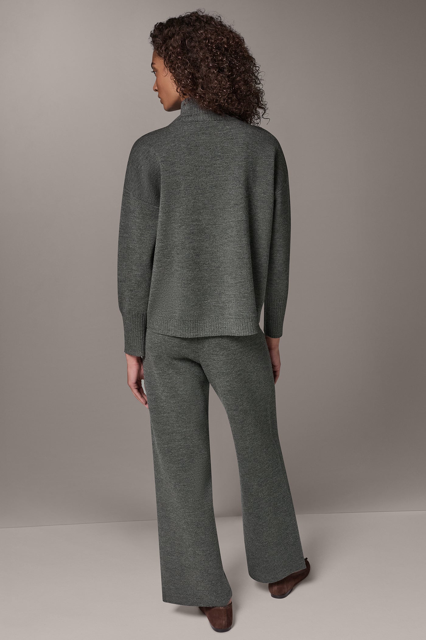 RIBBED MERINO WOOL BLEND SWEATER VIEW 7