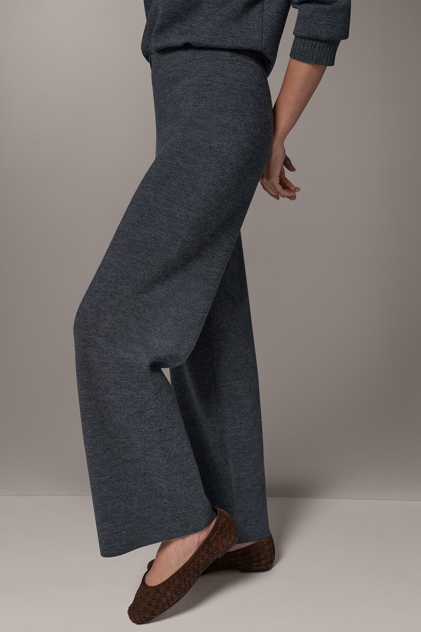 MERINO WOOL BLEND PANT VIEW 2