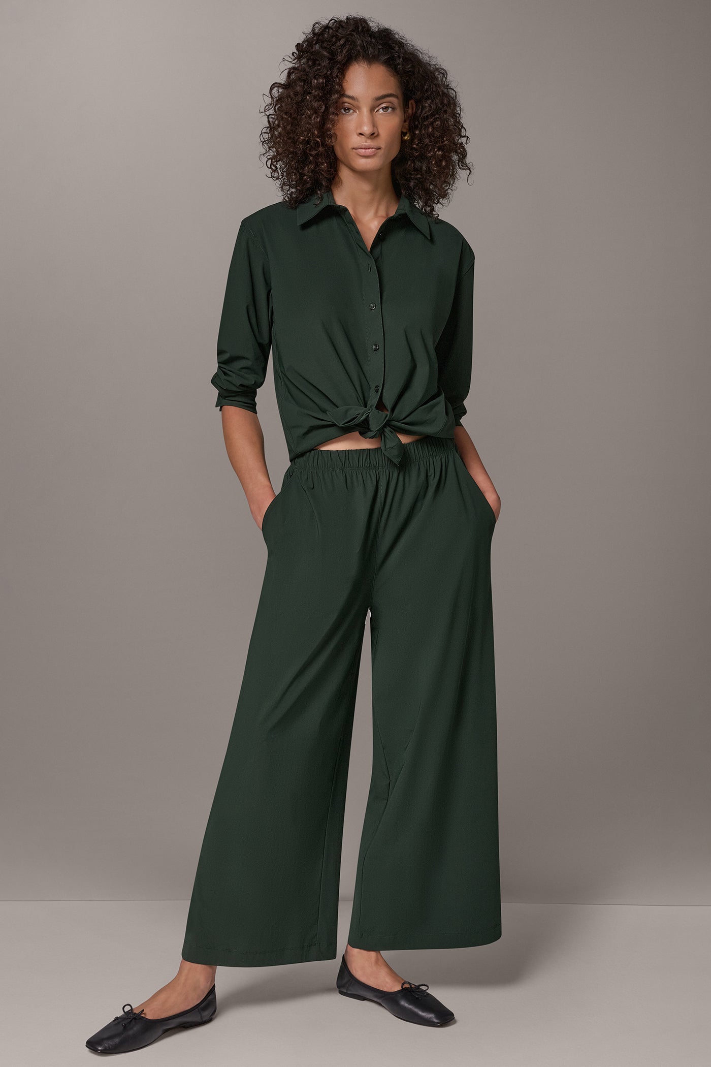 CROPPED FOUR-WAY STRETCH PANT VIEW 5