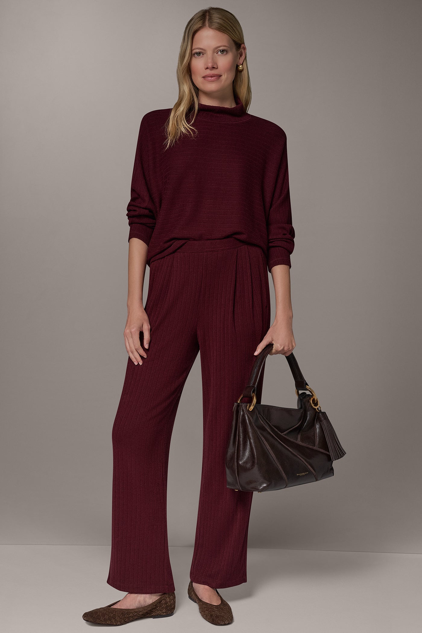 MID-RISE RIB-KNIT PULL-ON PANT VIEW 7