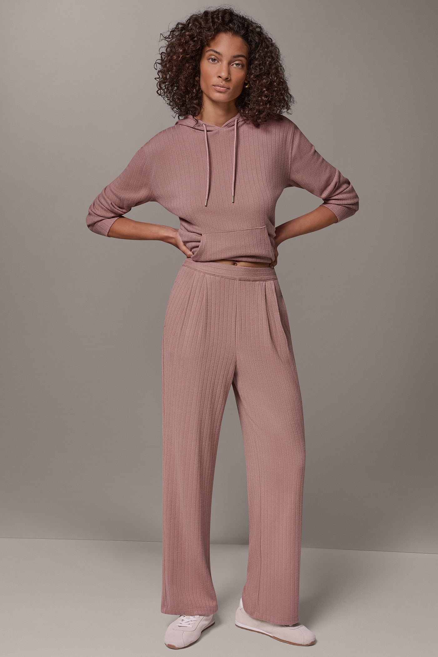 MID-RISE RIB-KNIT PULL-ON PANT VIEW 5
