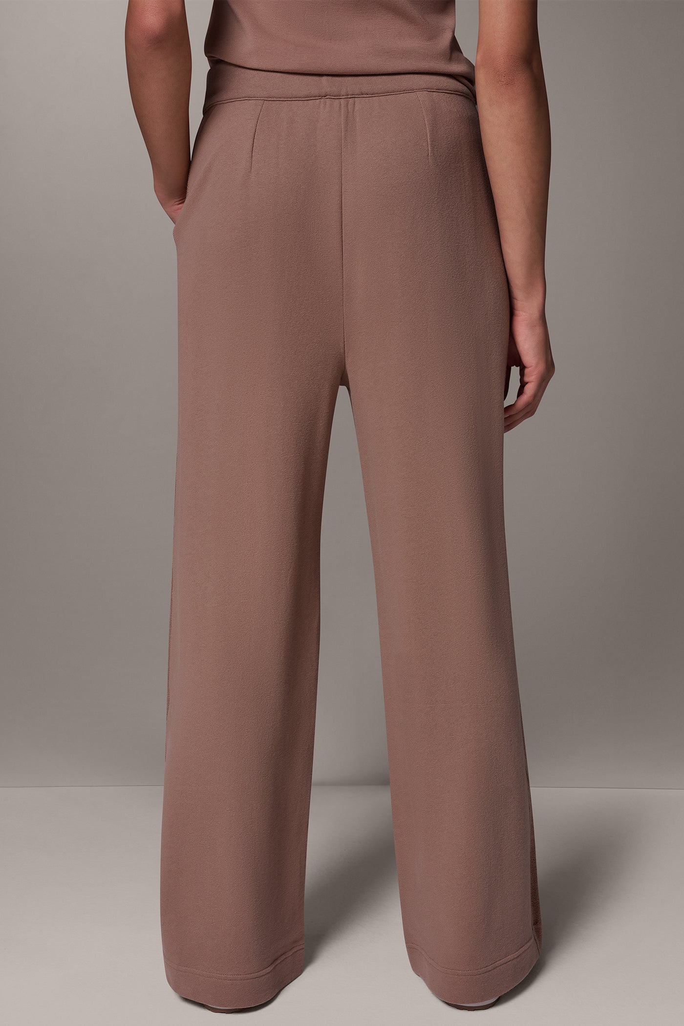 FRENCH TERRY HIGH RISE PANT VIEW 3