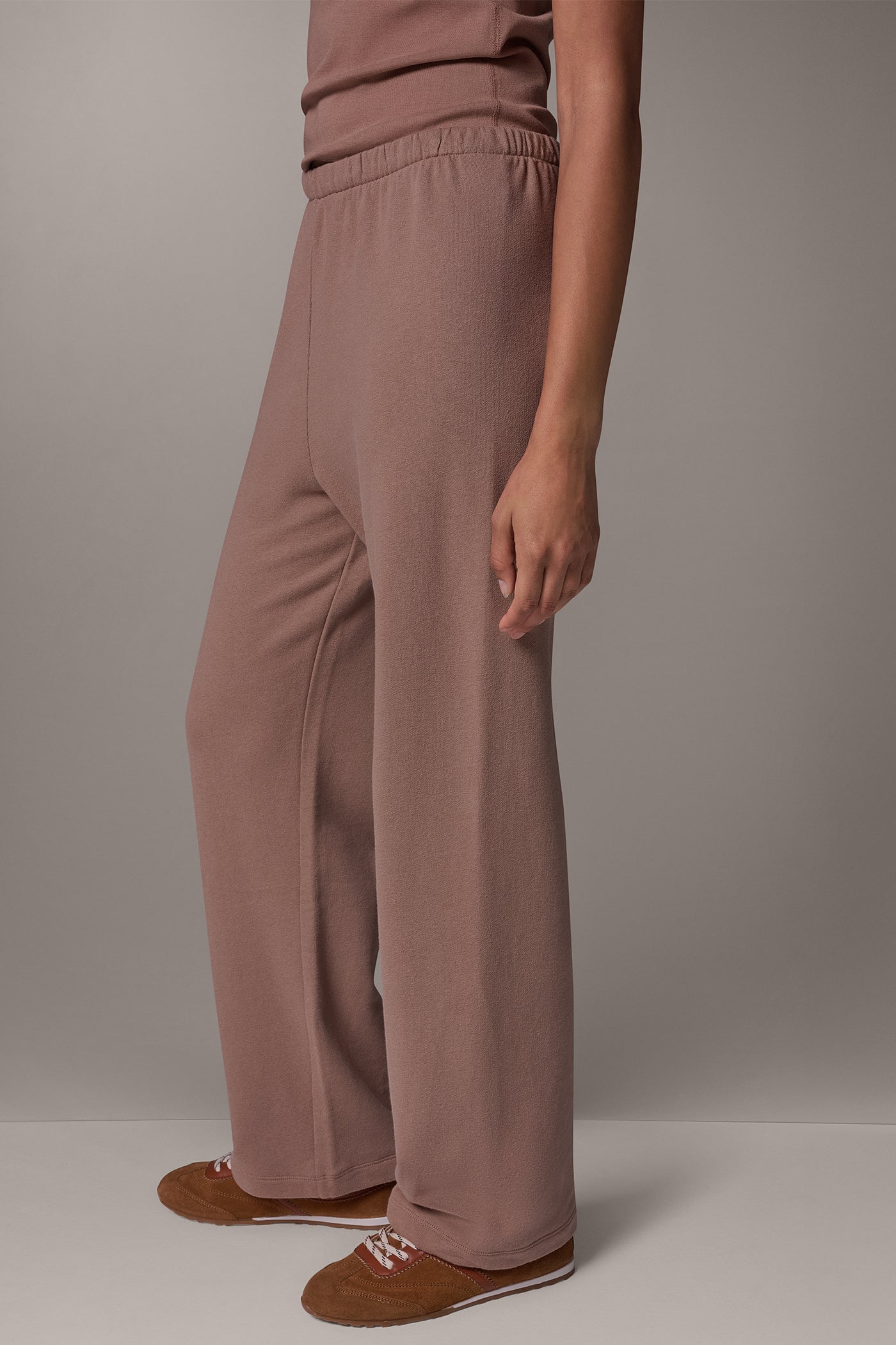 FRENCH TERRY MID RISE PANT VIEW 2