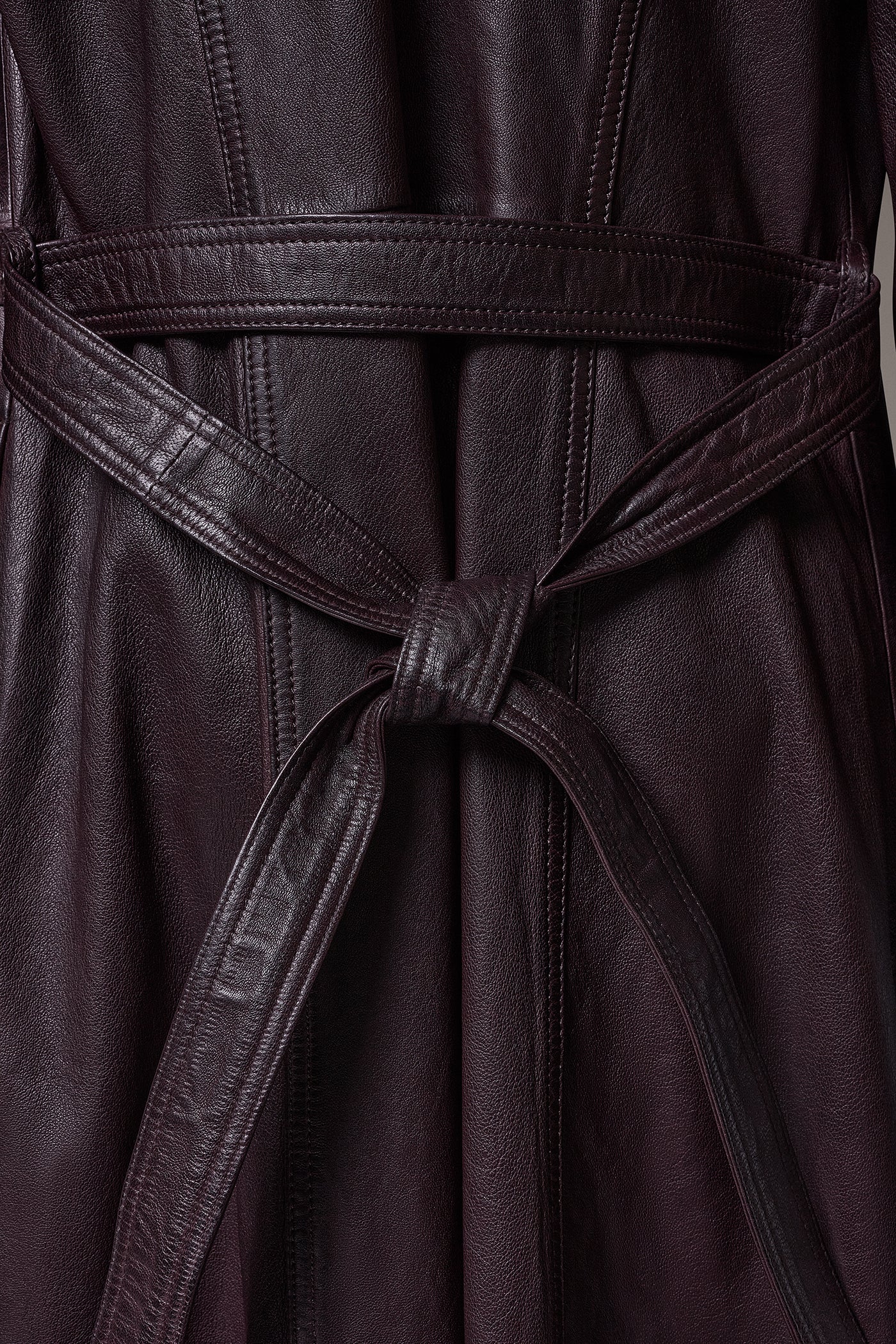 LEATHER SNAP FRONT DUSTER VIEW 5