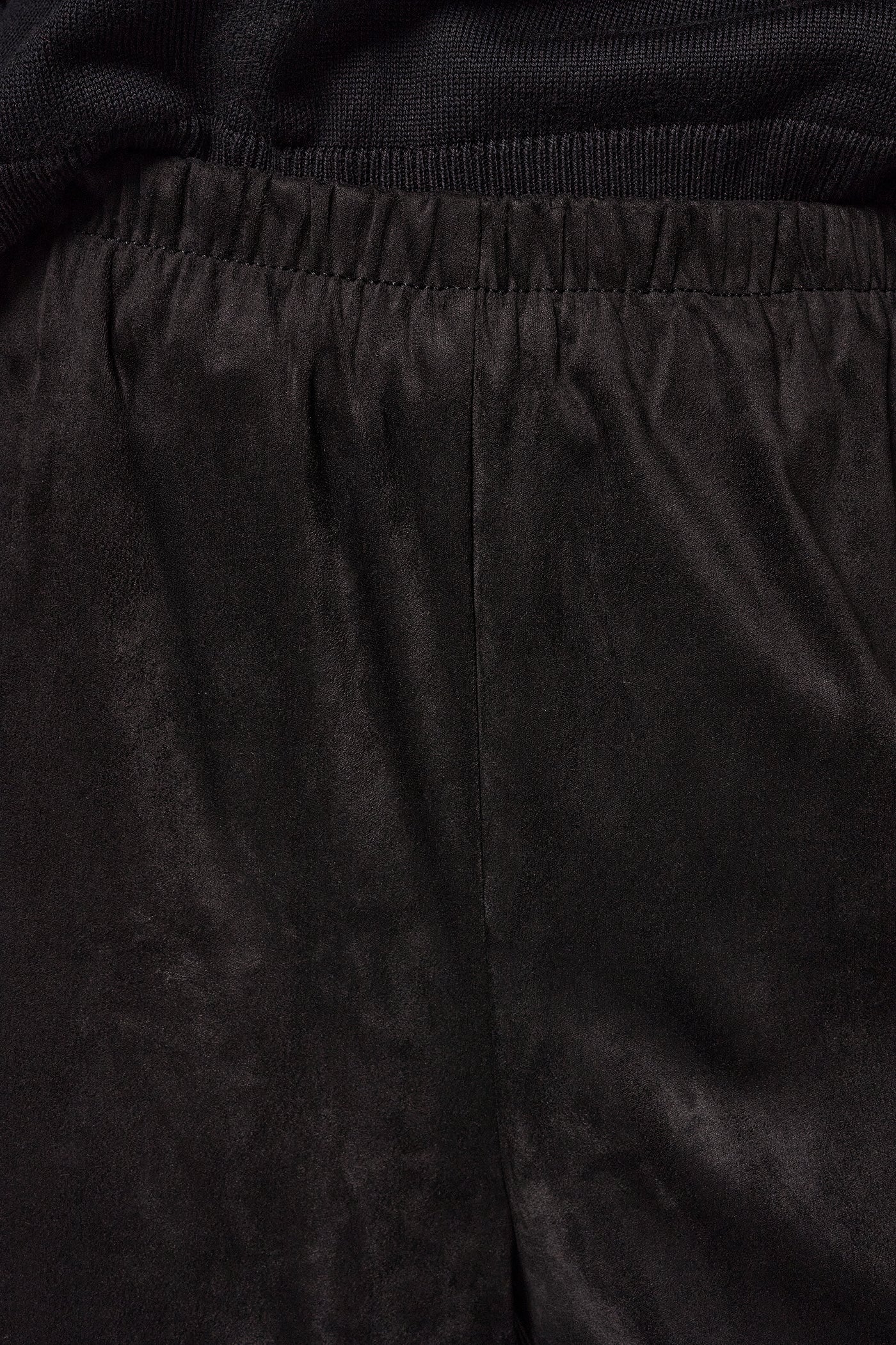 MID-RISE MICROSUEDE WIDE-LEG PULL-ON PANT VIEW 5