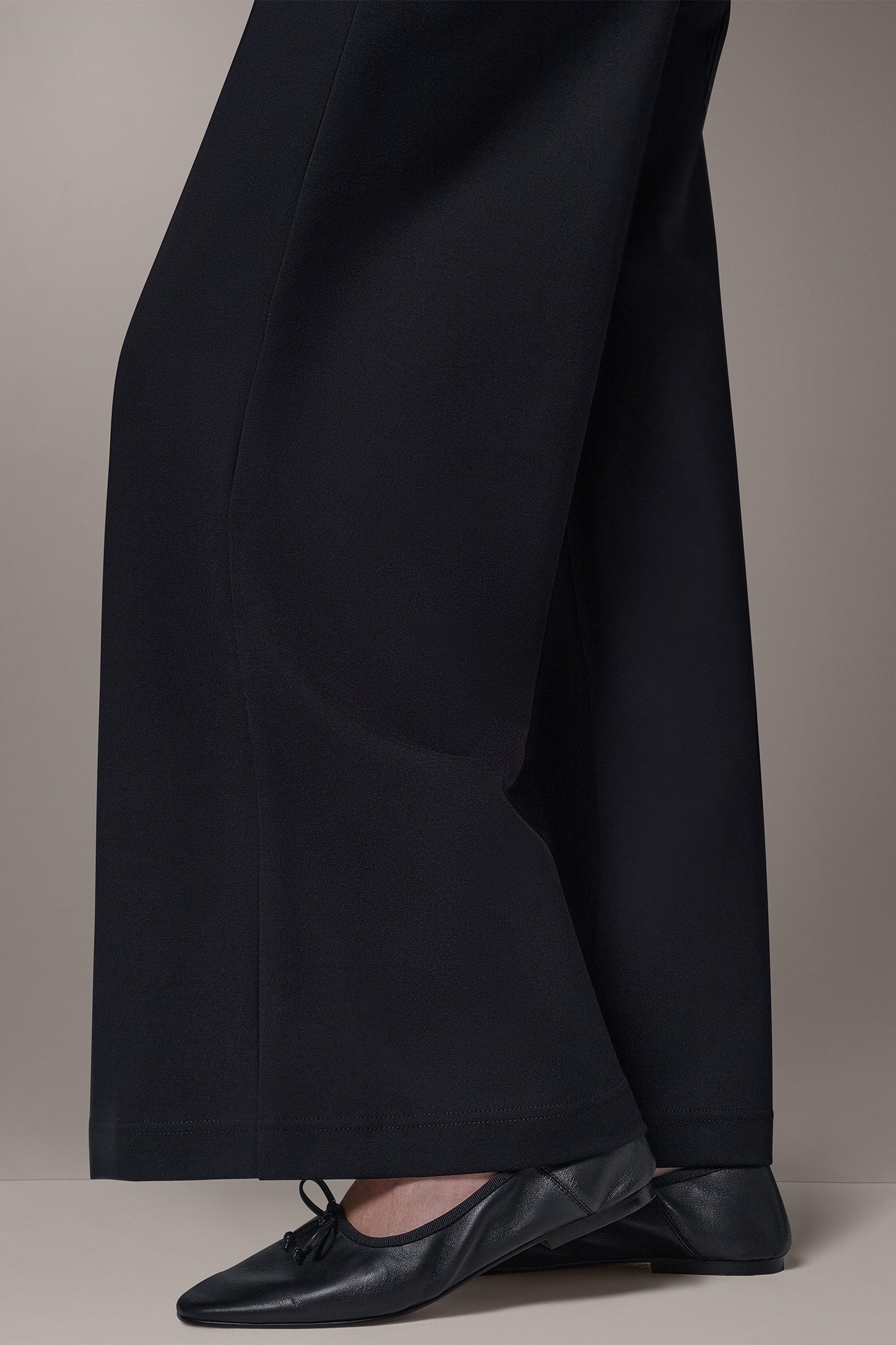 DOUBLE KNIT MID RISE PANT VIEW 4