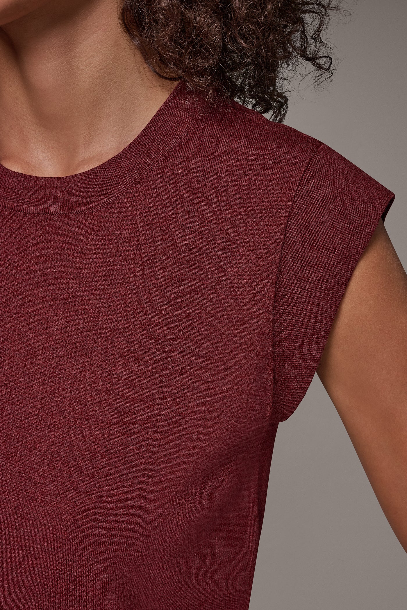 EXTENDED SHOULDER SWEATER VIEW 6