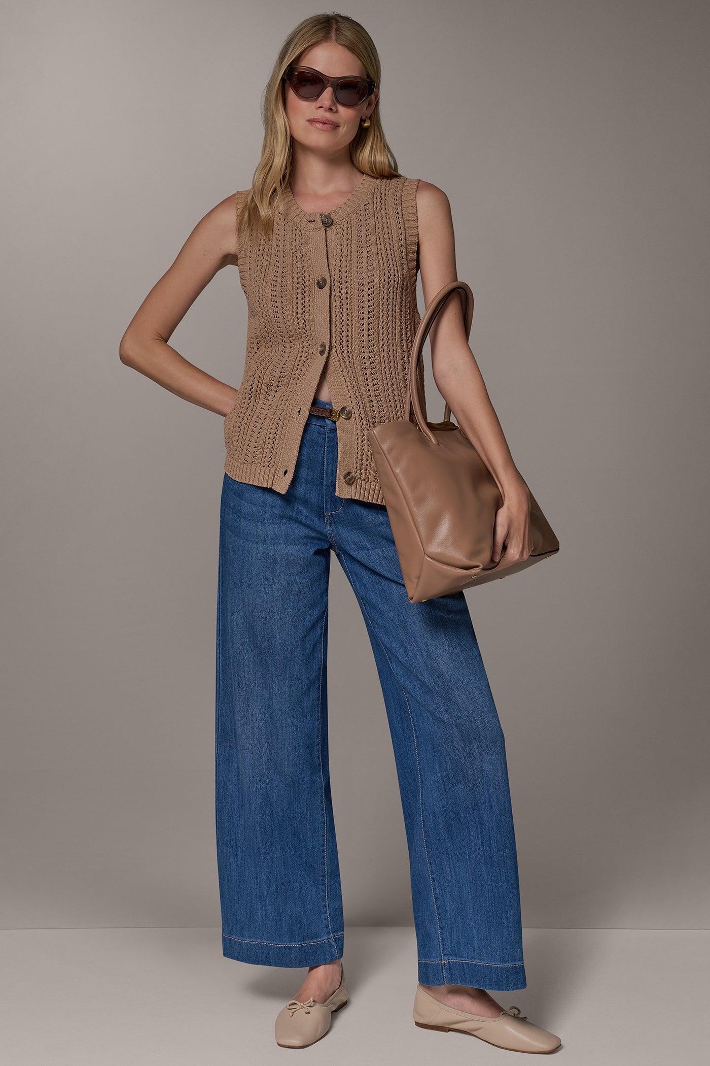 POINTELLE STITCH VEST VIEW 10