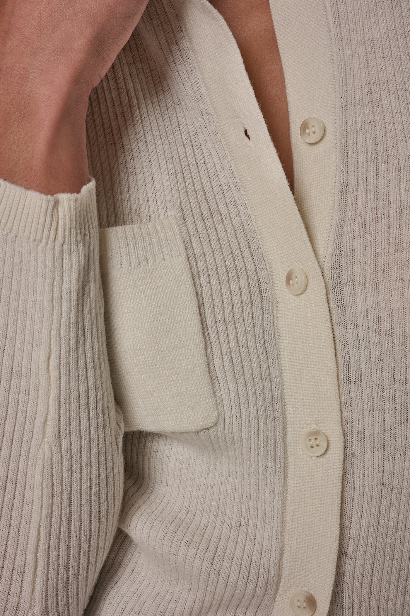 POLO RIB BUTTON DOWN SWEATER VIEW 5
