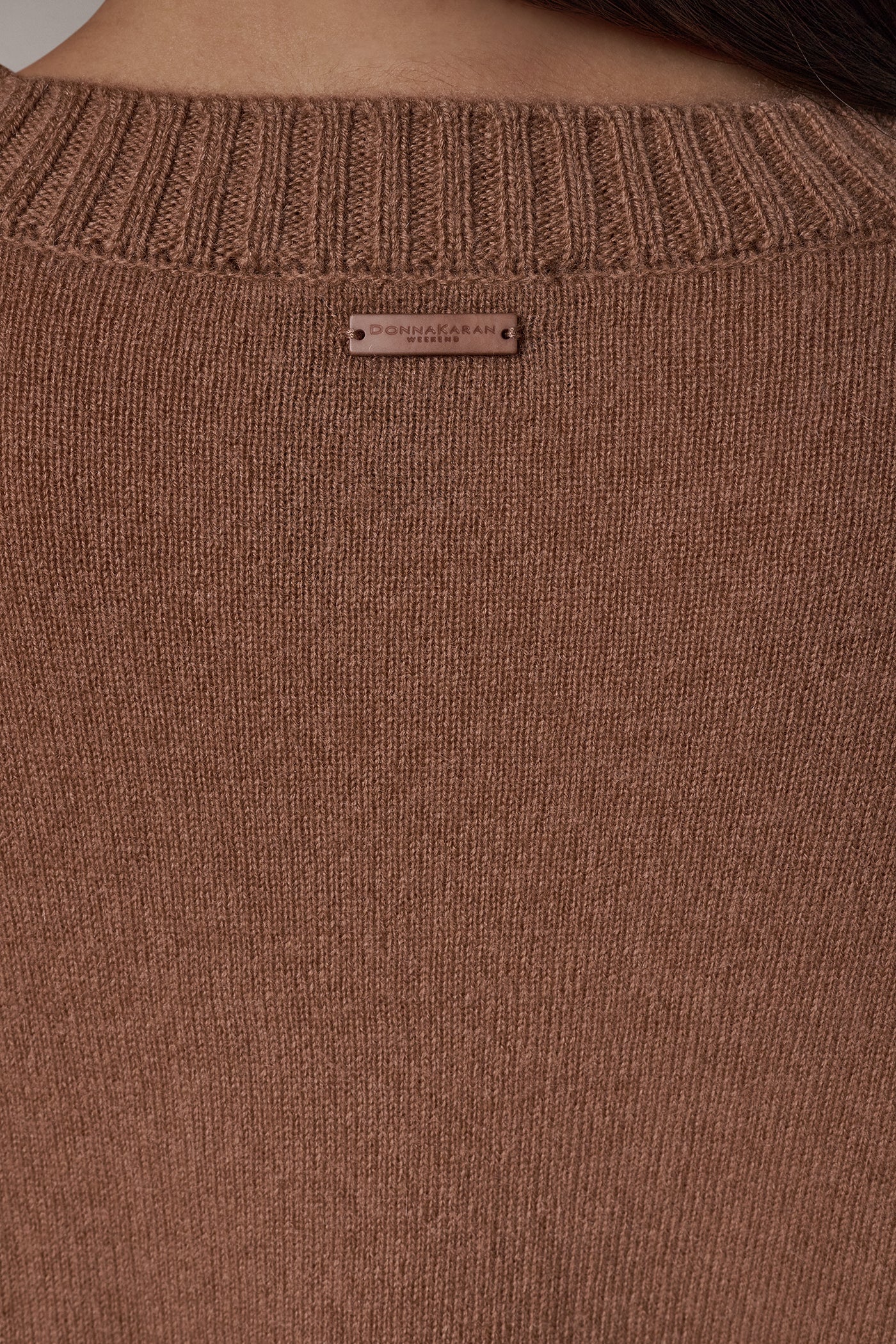 WOOL AND CASHMERE OVERLAP SWEATER VIEW 6