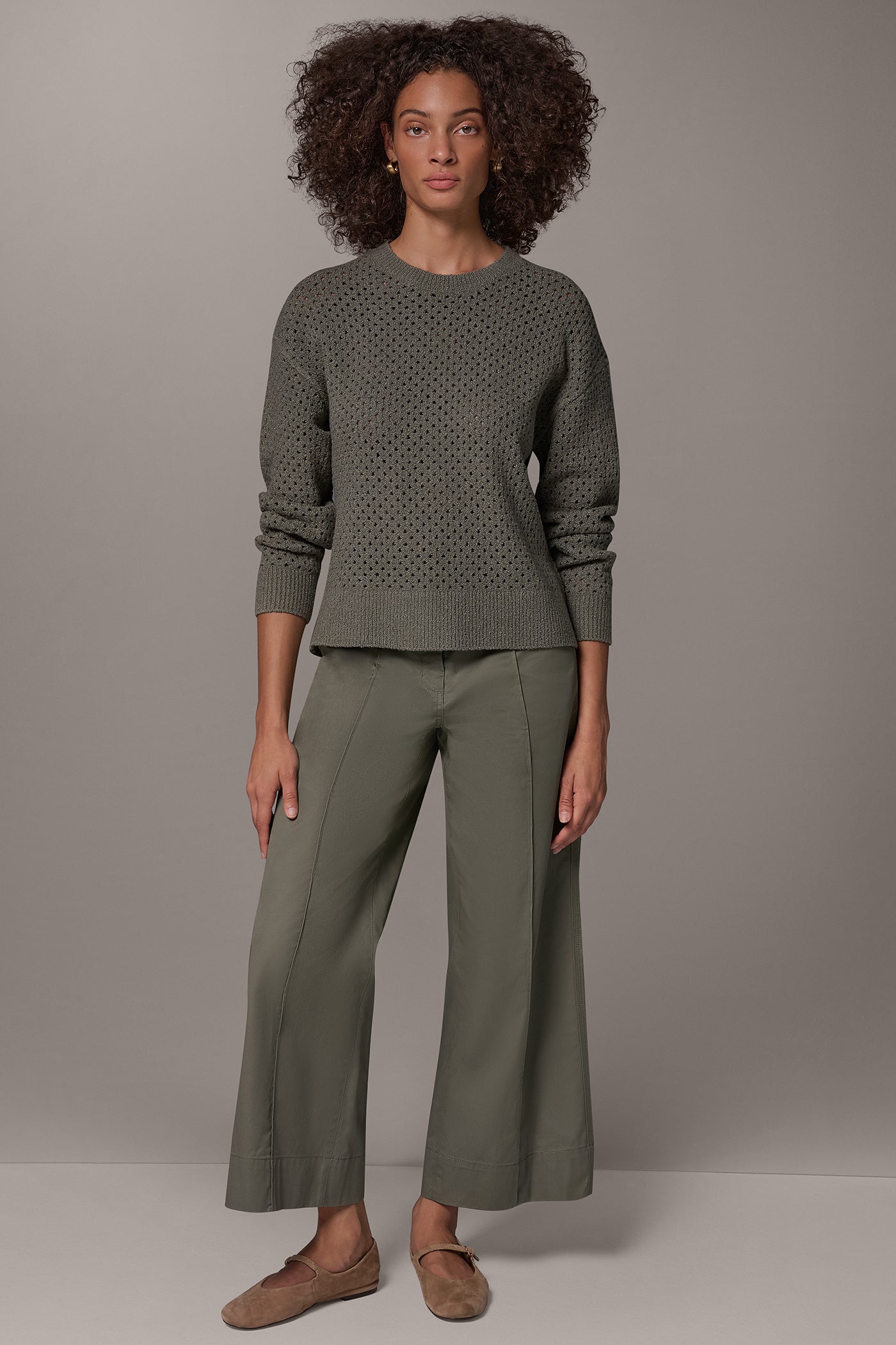 OPEN STITCH KNIT SWEATER VIEW 6