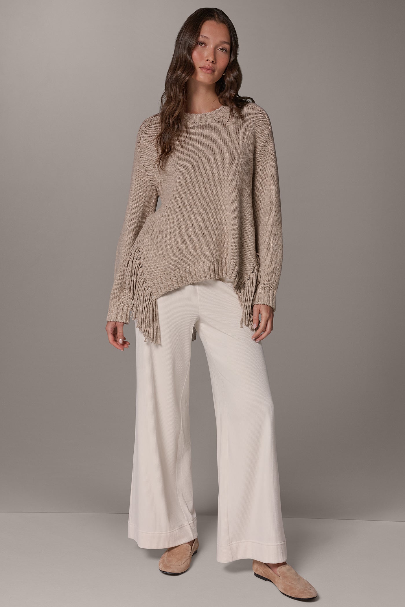 FRINGE TRIM SWEATER VIEW 8