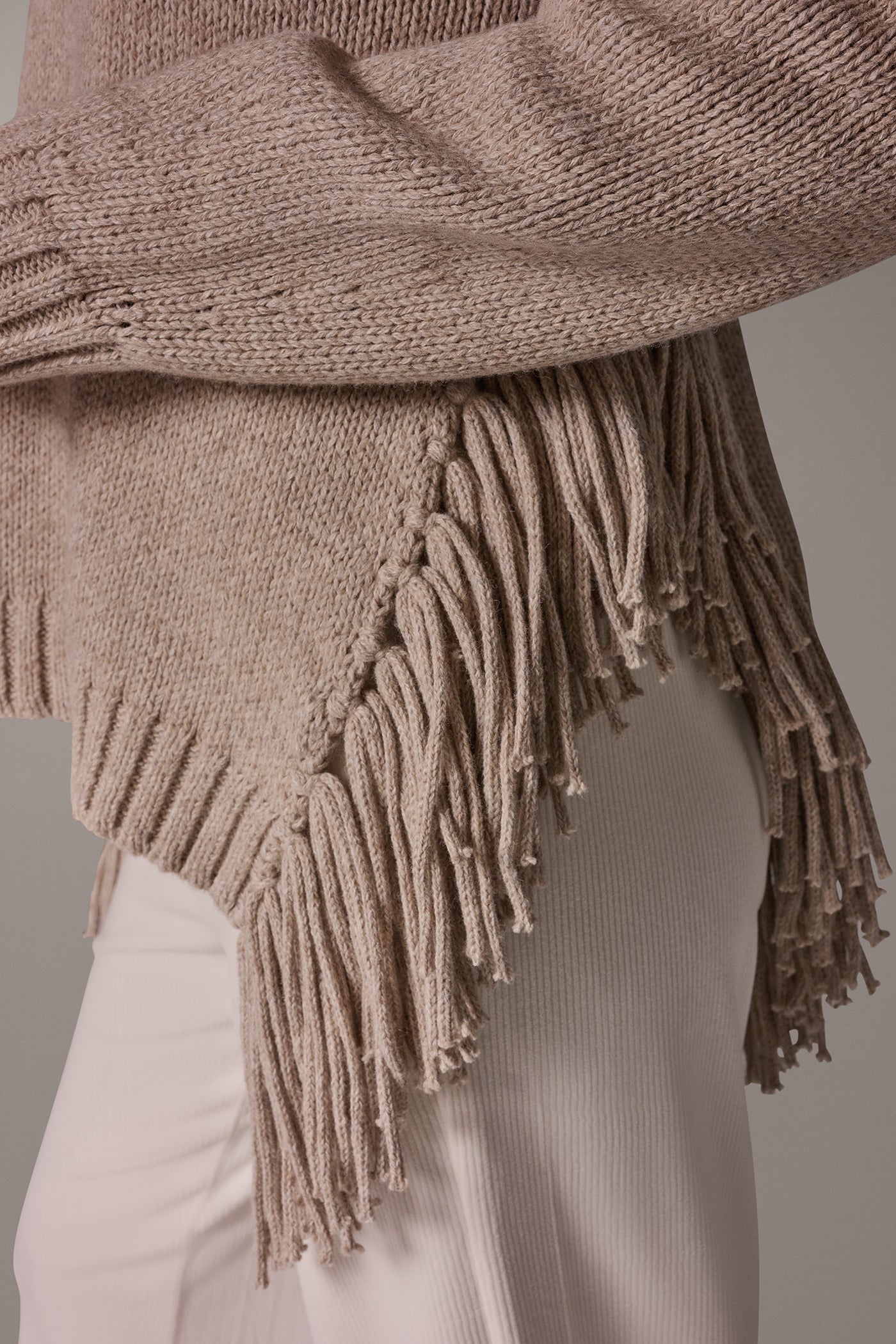 FRINGE TRIM SWEATER VIEW 5