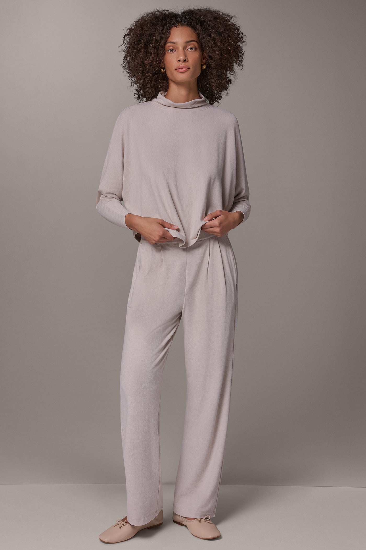 CROPPED DOLMAN SLEEVE SWEATER VIEW 7
