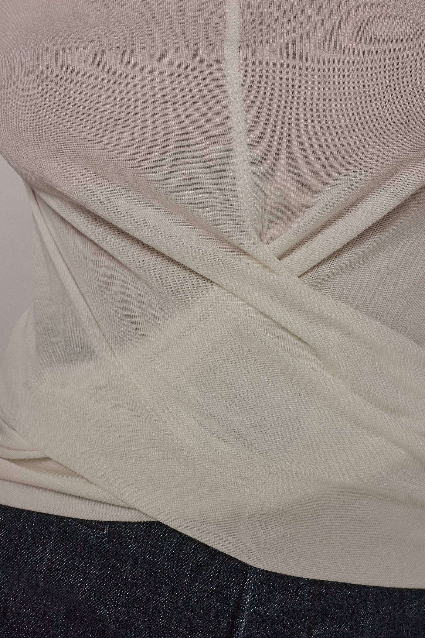 DRAPE FRONT HEM TOP VIEW 5