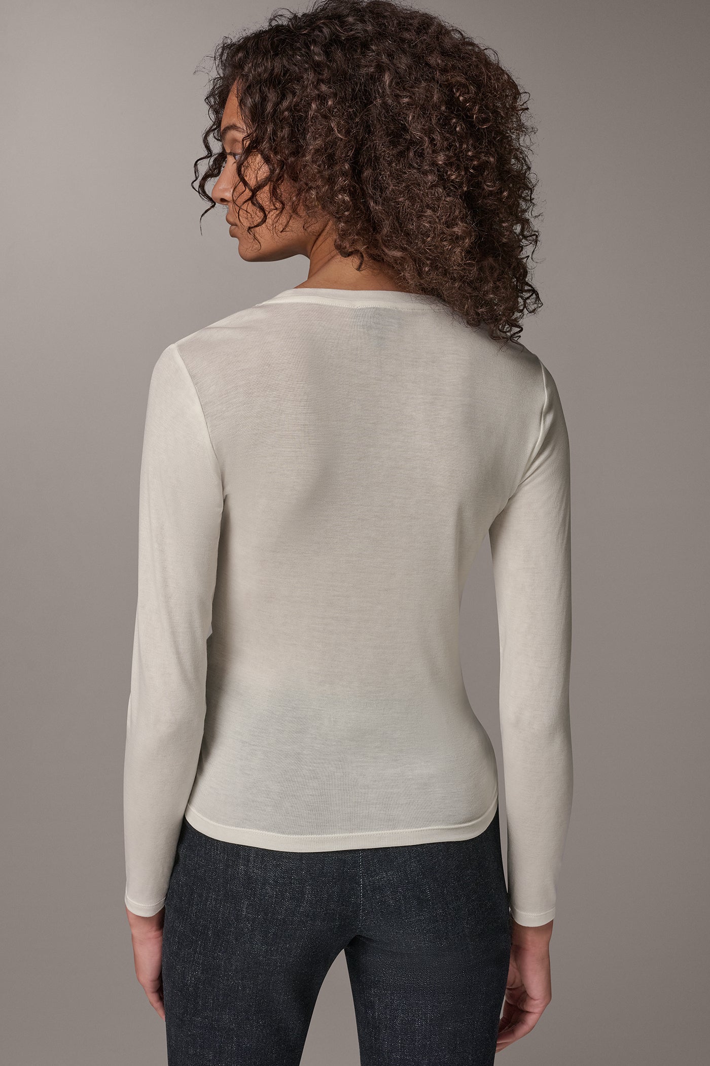 DRAPE FRONT HEM TOP VIEW 3