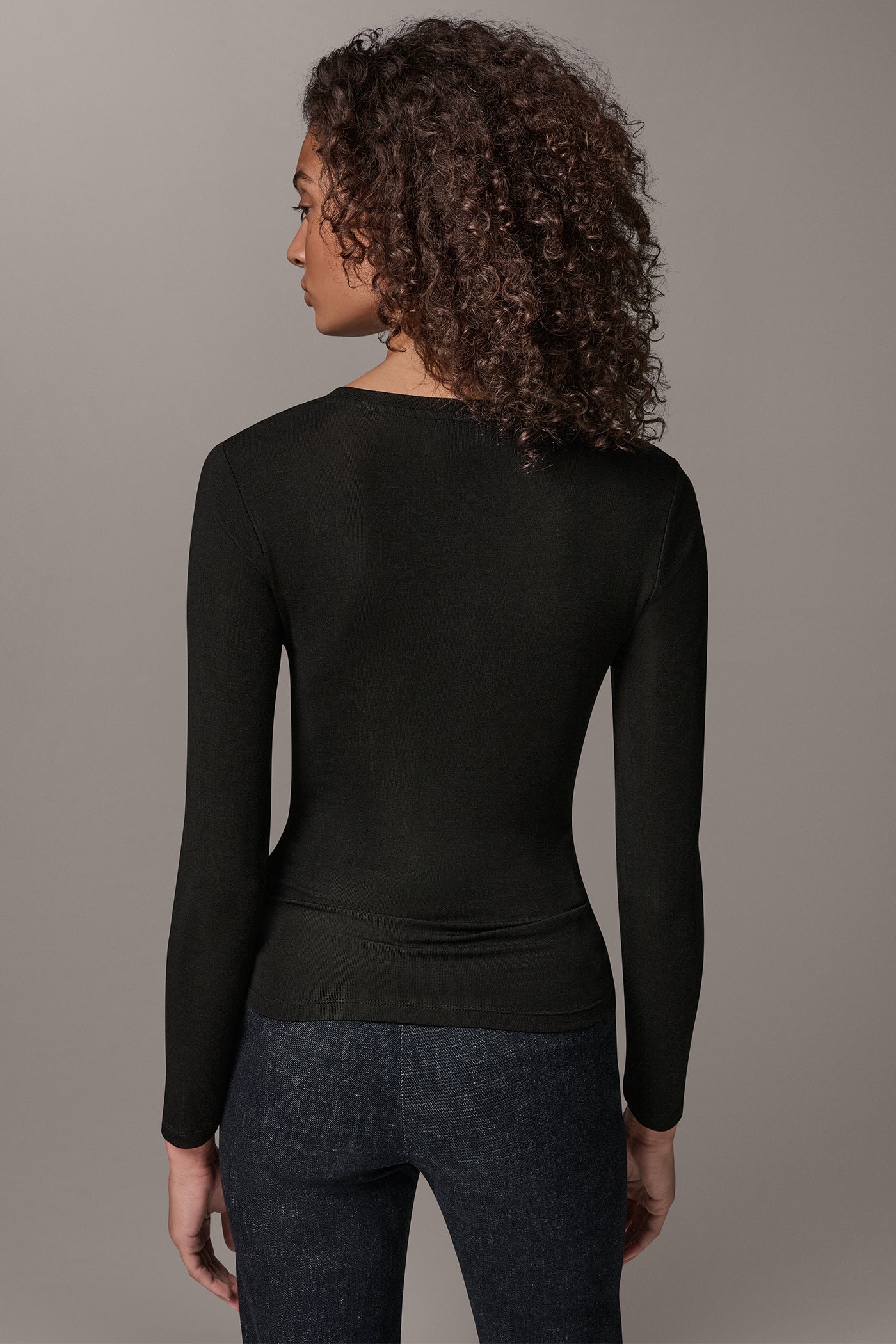 DRAPE FRONT HEM TOP VIEW 3