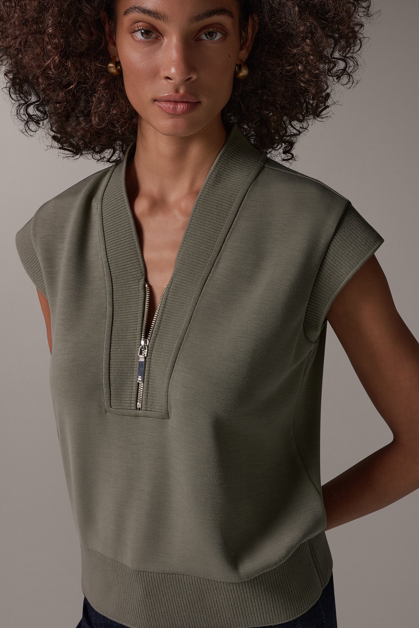 JET SETTER HALF ZIP TOP VIEW 4
