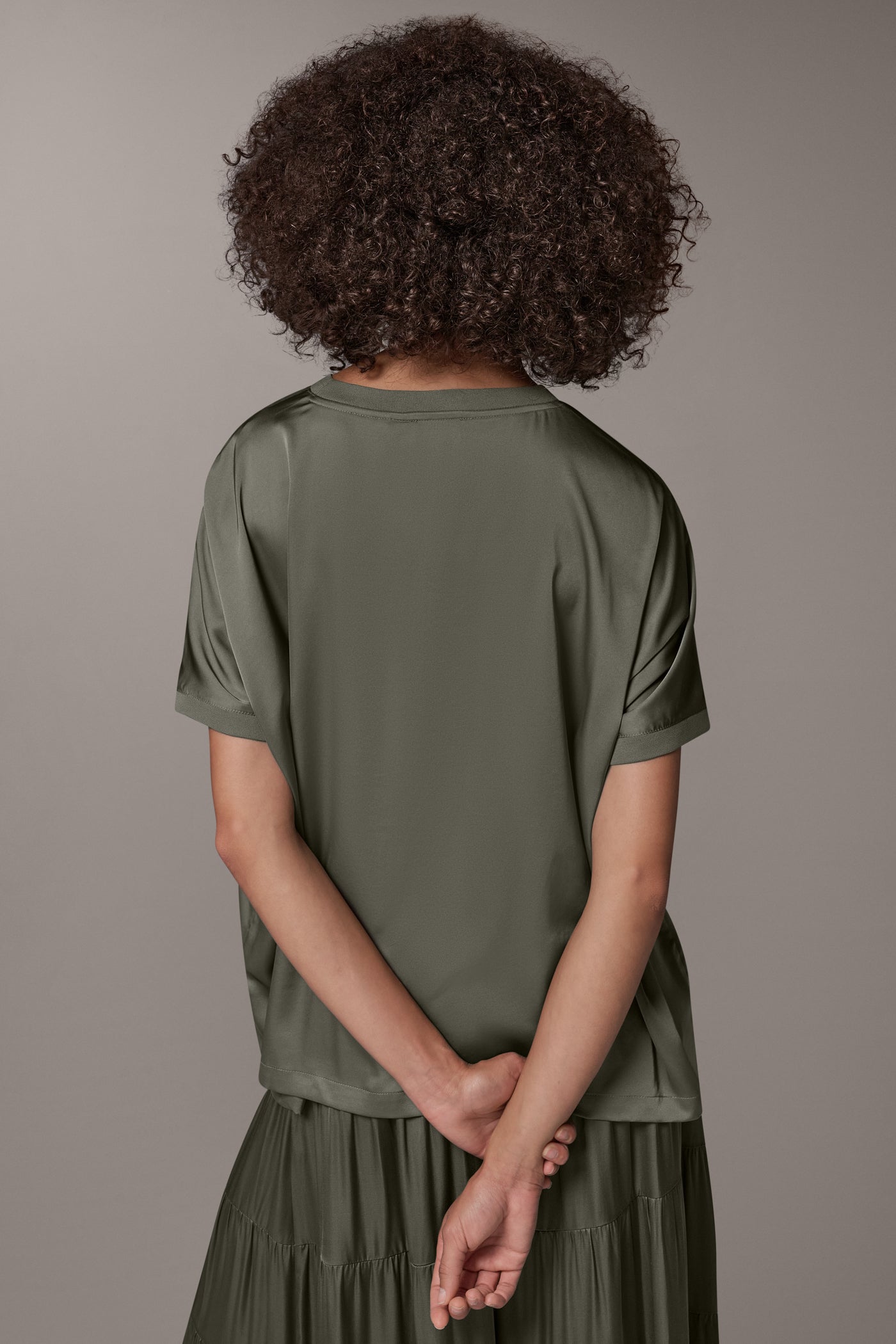 DOLMAN SLEEVE BLOUSE VIEW 3 | Donna Karan Weekend