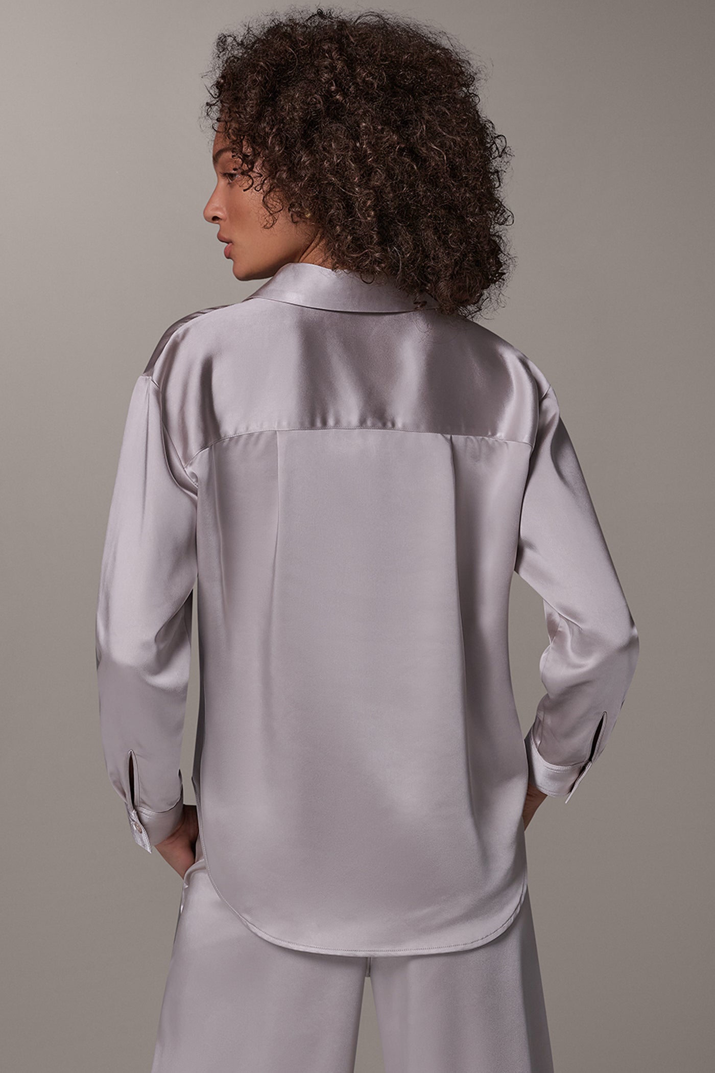 BUTTON DOWN BLOUSE VIEW 2