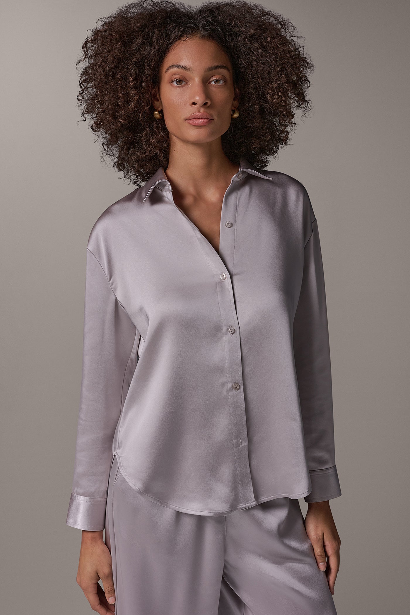 BUTTON DOWN BLOUSE VIEW 1