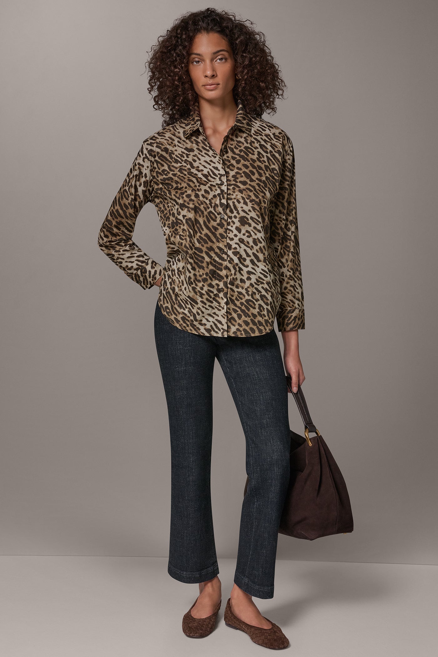 PRINTED VOILE BLOUSE VIEW 5