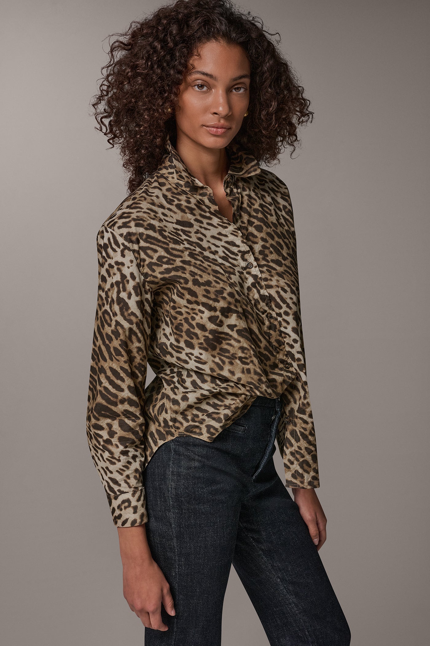 PRINTED VOILE BLOUSE VIEW 1