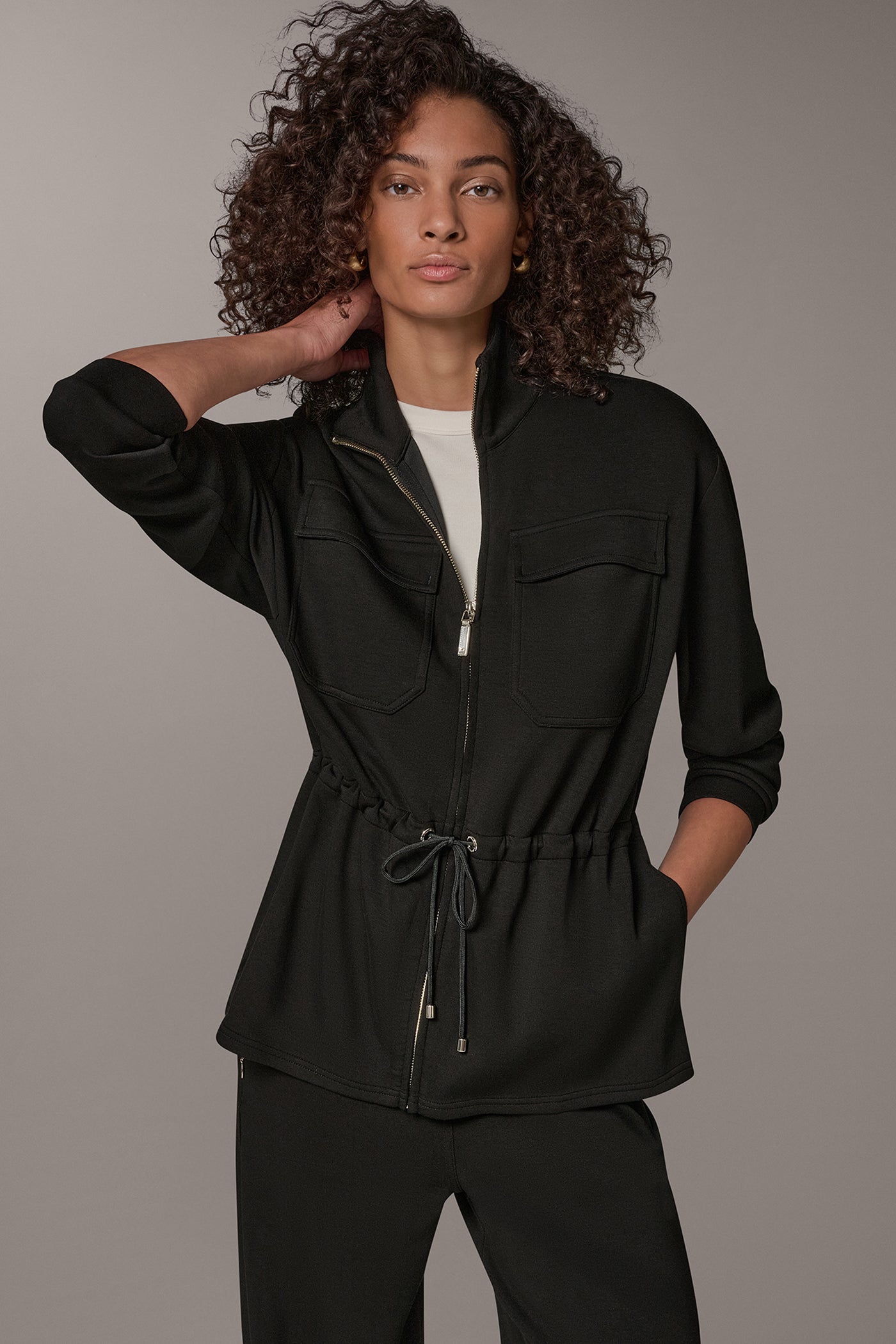 JET SETTER MOCK NECK JACKET VIEW 2