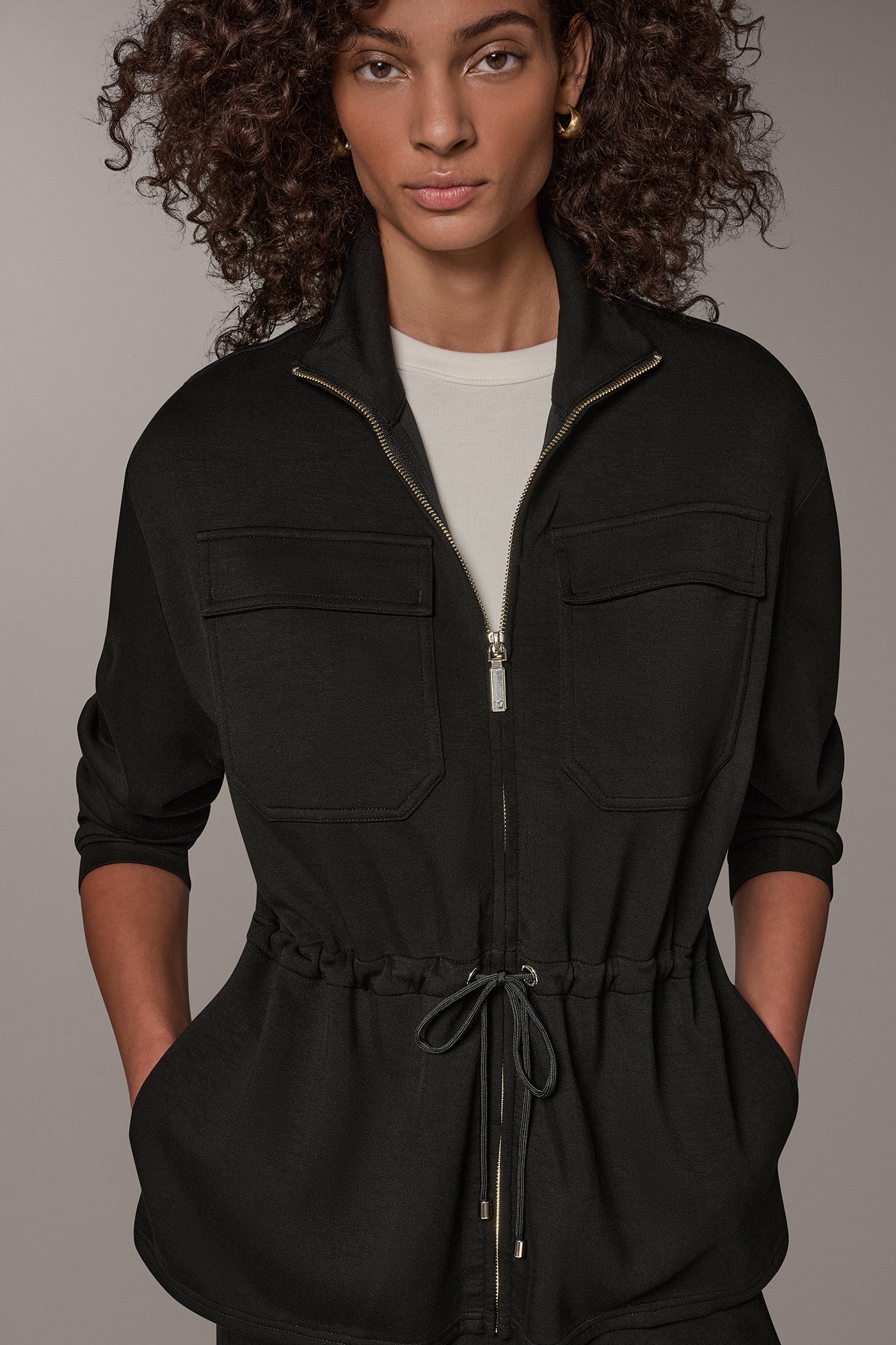 JET SETTER MOCK NECK JACKET VIEW 5