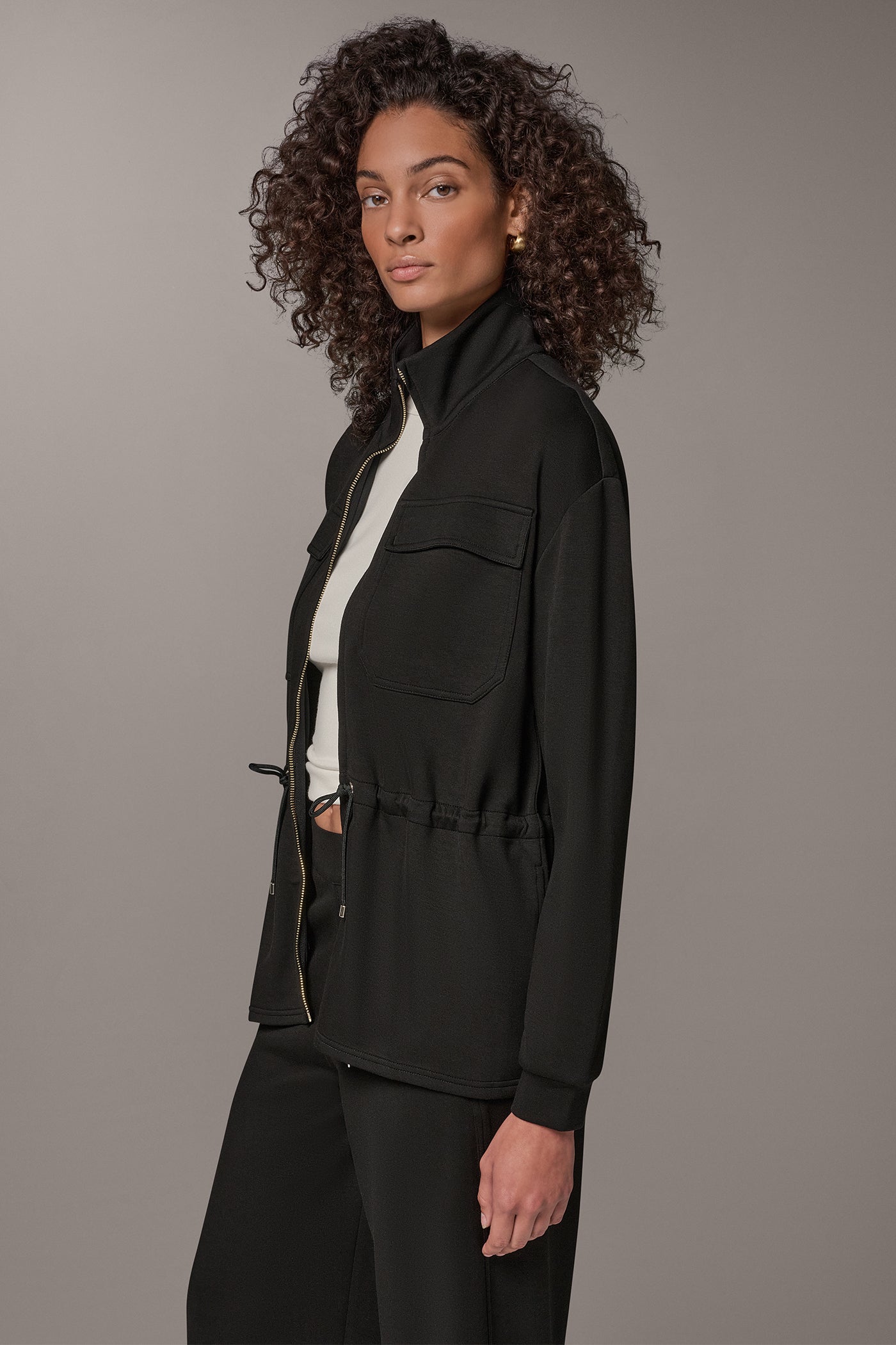 JET SETTER MOCK NECK JACKET VIEW 6