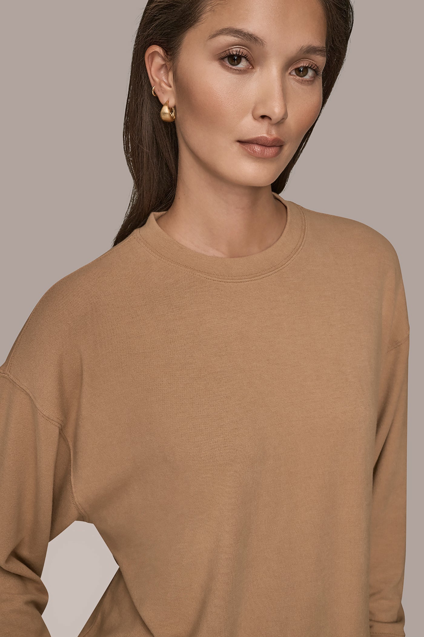 LONG SLEEVE CREW NECK PULLOVER VIEW 4 | Holiday Collection