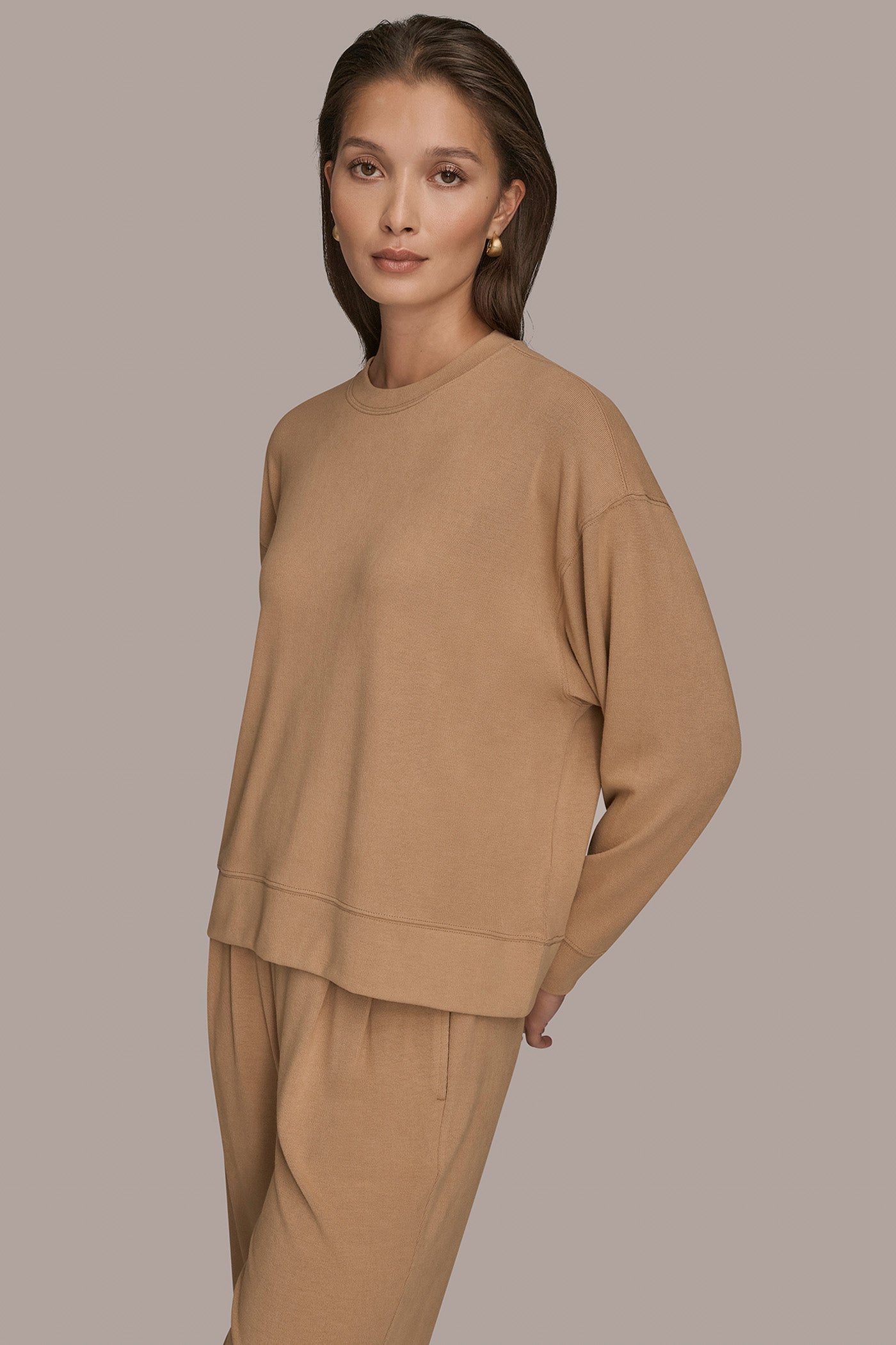 LONG SLEEVE CREW NECK PULLOVER VIEW 3 | Holiday Collection