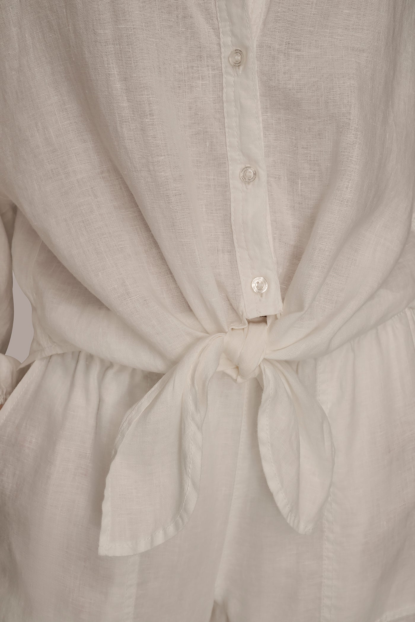 LONG BLOUSON SLEEVE BUTTON ADJUSTABLE TIE SHIRT VIEW 5