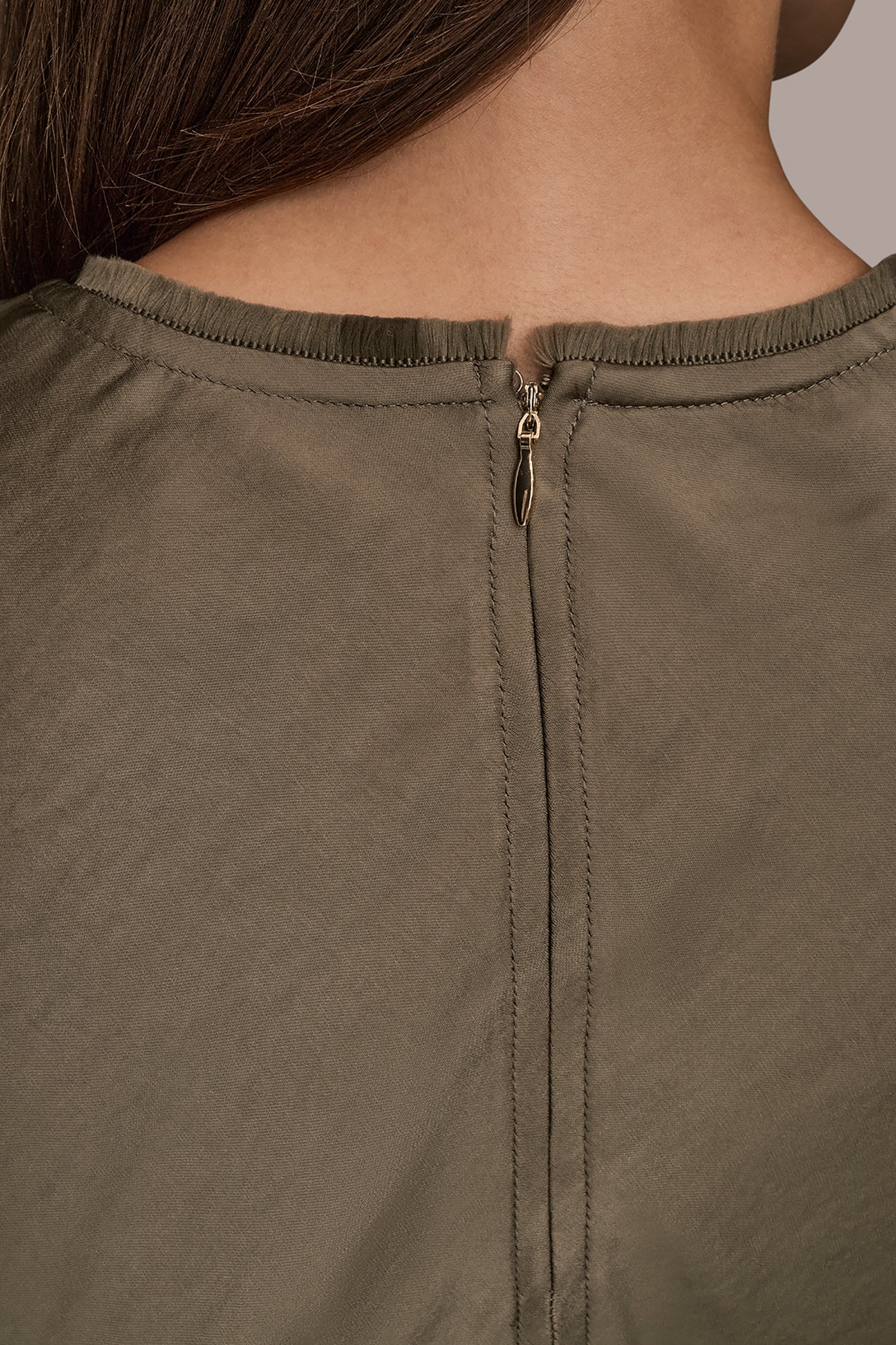 SLEEVELESS FRINGE TRIM BLOUSE VIEW 5 | Casual Collection